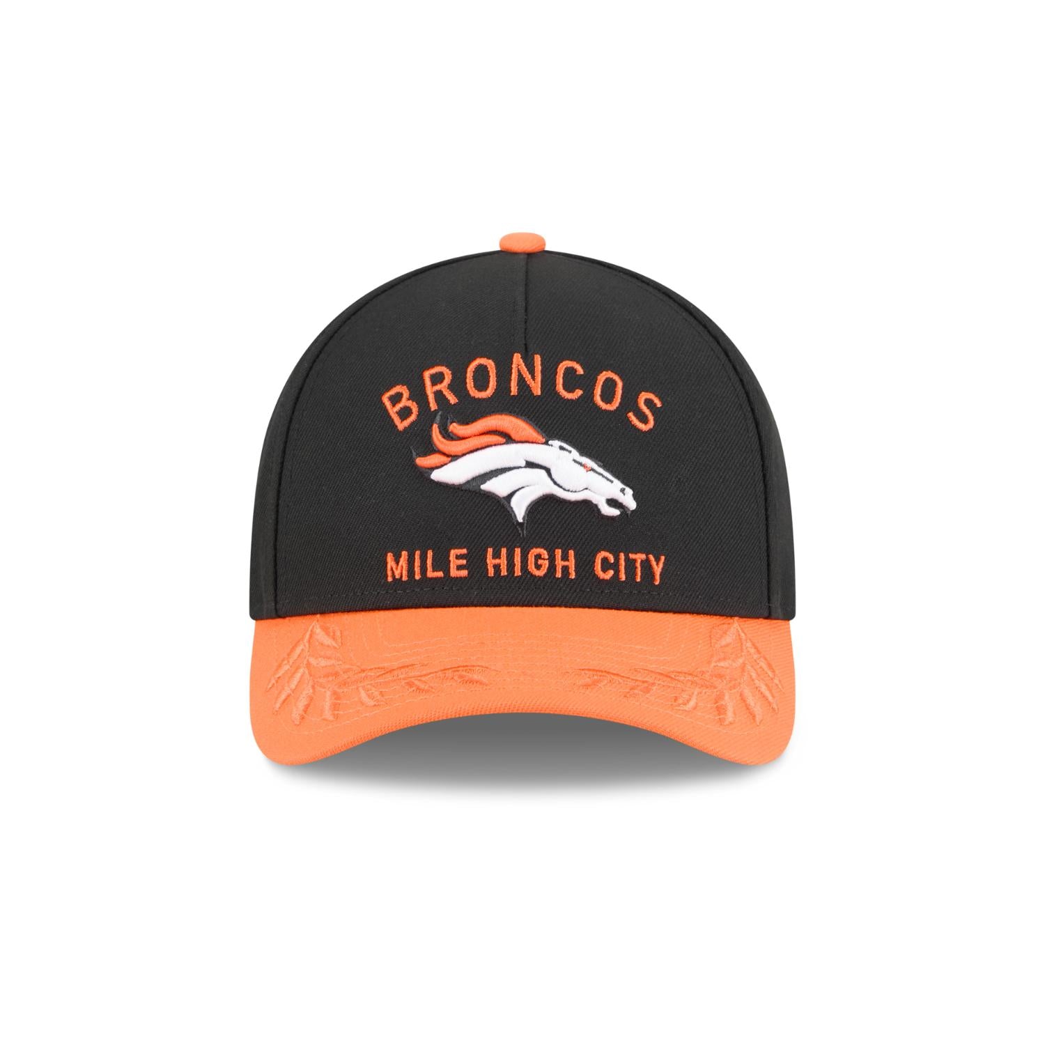 Denver Broncos 2025 NFL Draft 9FORTY M-Crown A-Frame Snapback Cap Schwarz