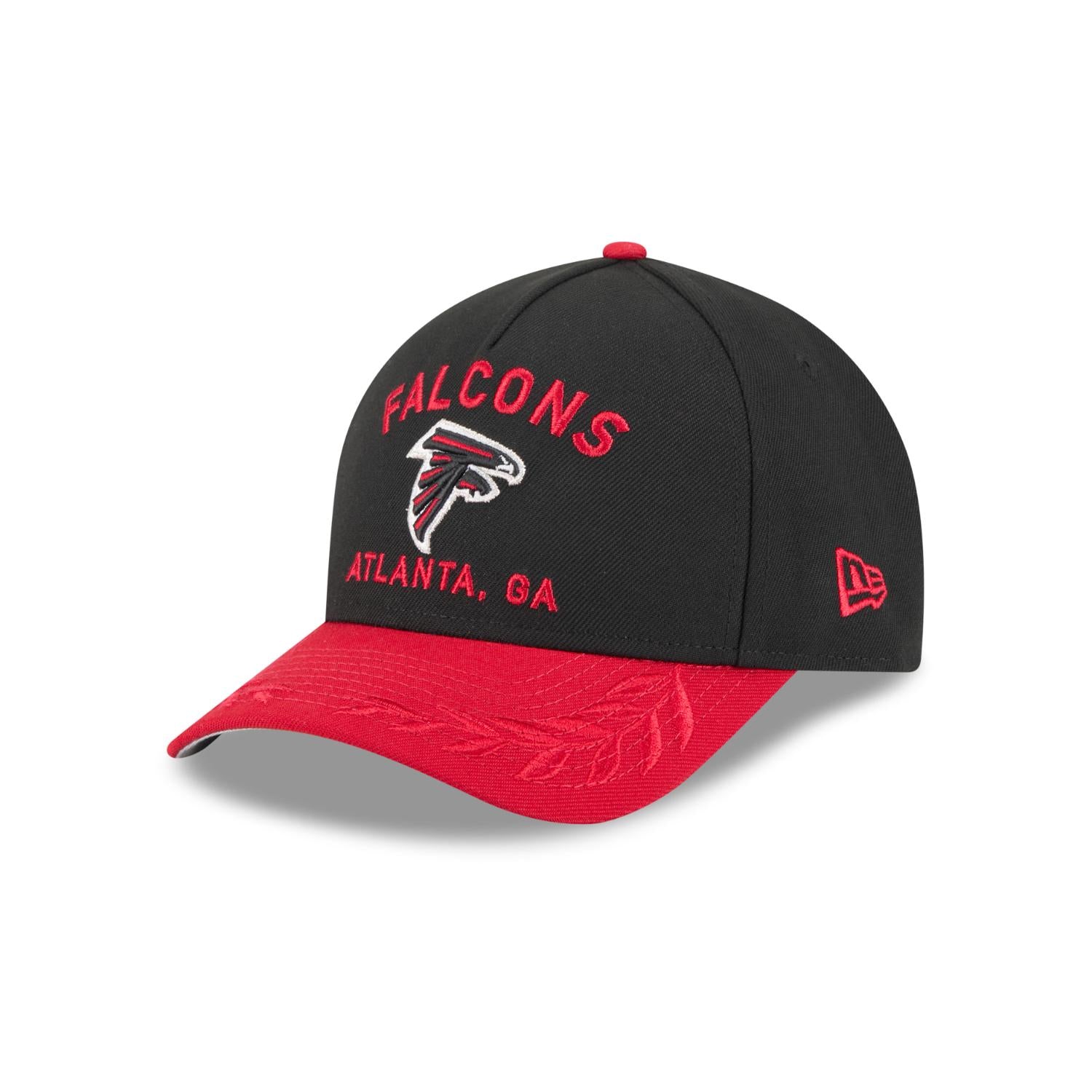 Atlanta Falcons 2025 NFL Draft 9FORTY M-Crown A-Frame Snapback Cap Schwarz
