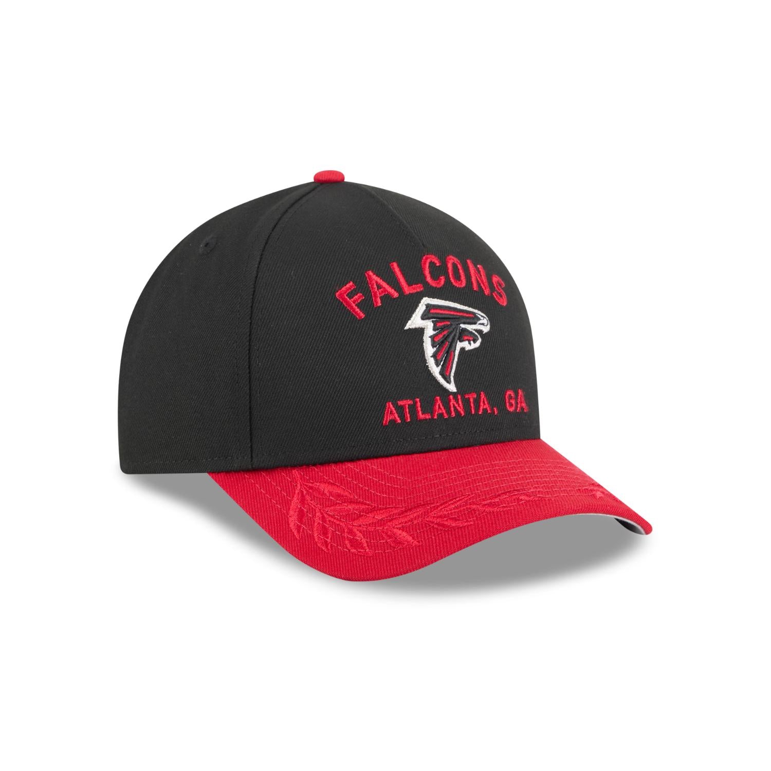 Atlanta Falcons 2025 NFL Draft 9FORTY M-Crown A-Frame Snapback Cap Schwarz