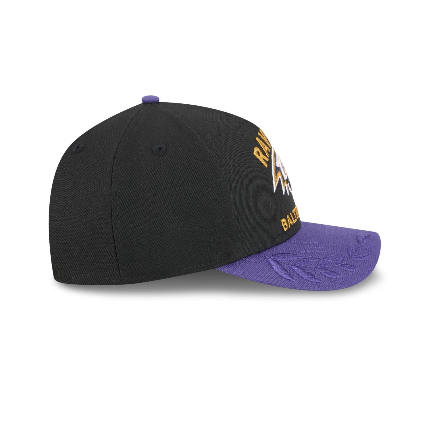 Baltimore Ravens 2025 NFL Draft 9FORTY M-Crown A-Frame Snapback Cap Schwarz