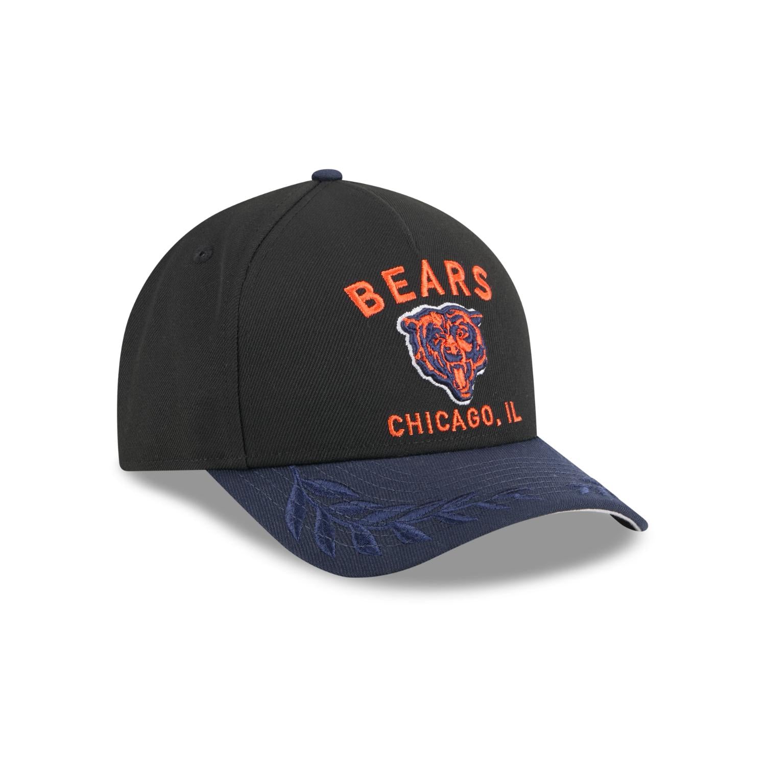 Chicago Bears 2025 NFL Draft 9FORTY M-Crown A-Frame Snapback Cap Schwarz