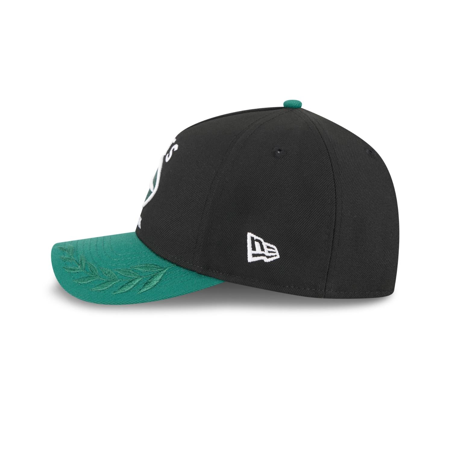New York Jets 2025 NFL Draft 9FORTY M-Crown A-Frame Snapback Cap Schwarz