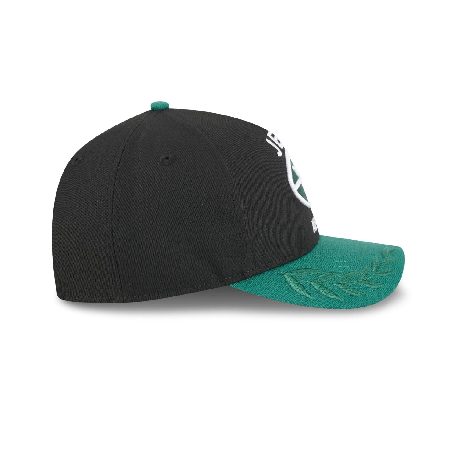 New York Jets 2025 NFL Draft 9FORTY M-Crown A-Frame Snapback Cap Schwarz