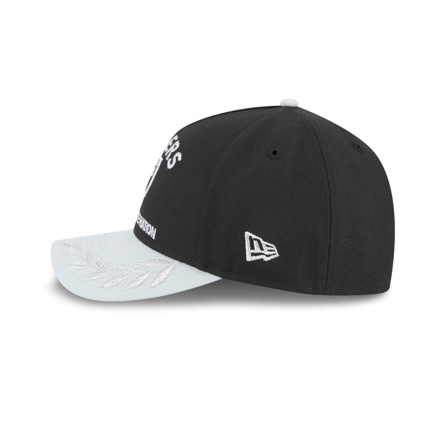 Las Vegas Raiders 2025 NFL Draft 9FORTY M-Crown A-Frame Snapback Cap Schwarz