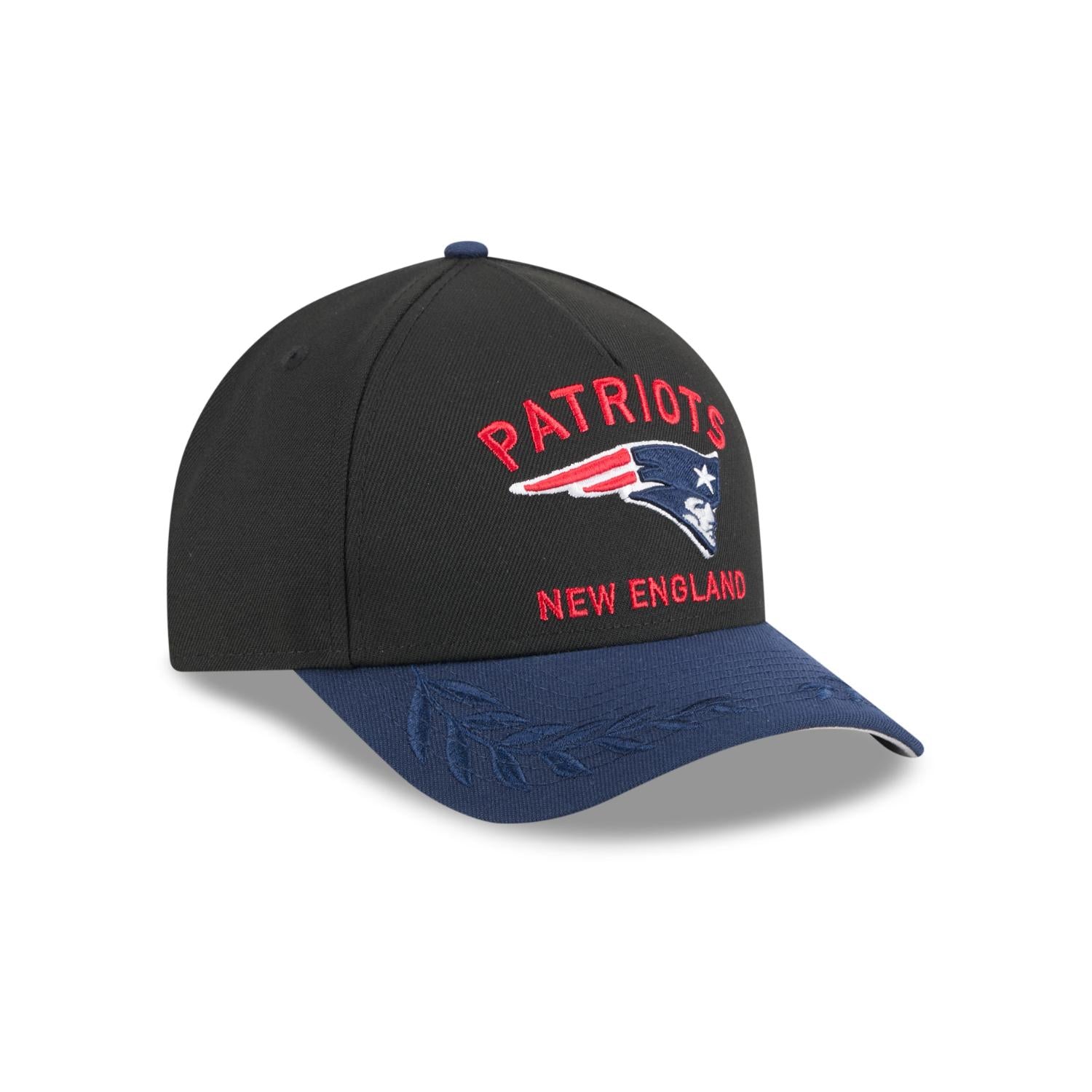 New England Patriots 2025 NFL Draft 9FORTY M-Crown A-Frame Snapback Cap Schwarz