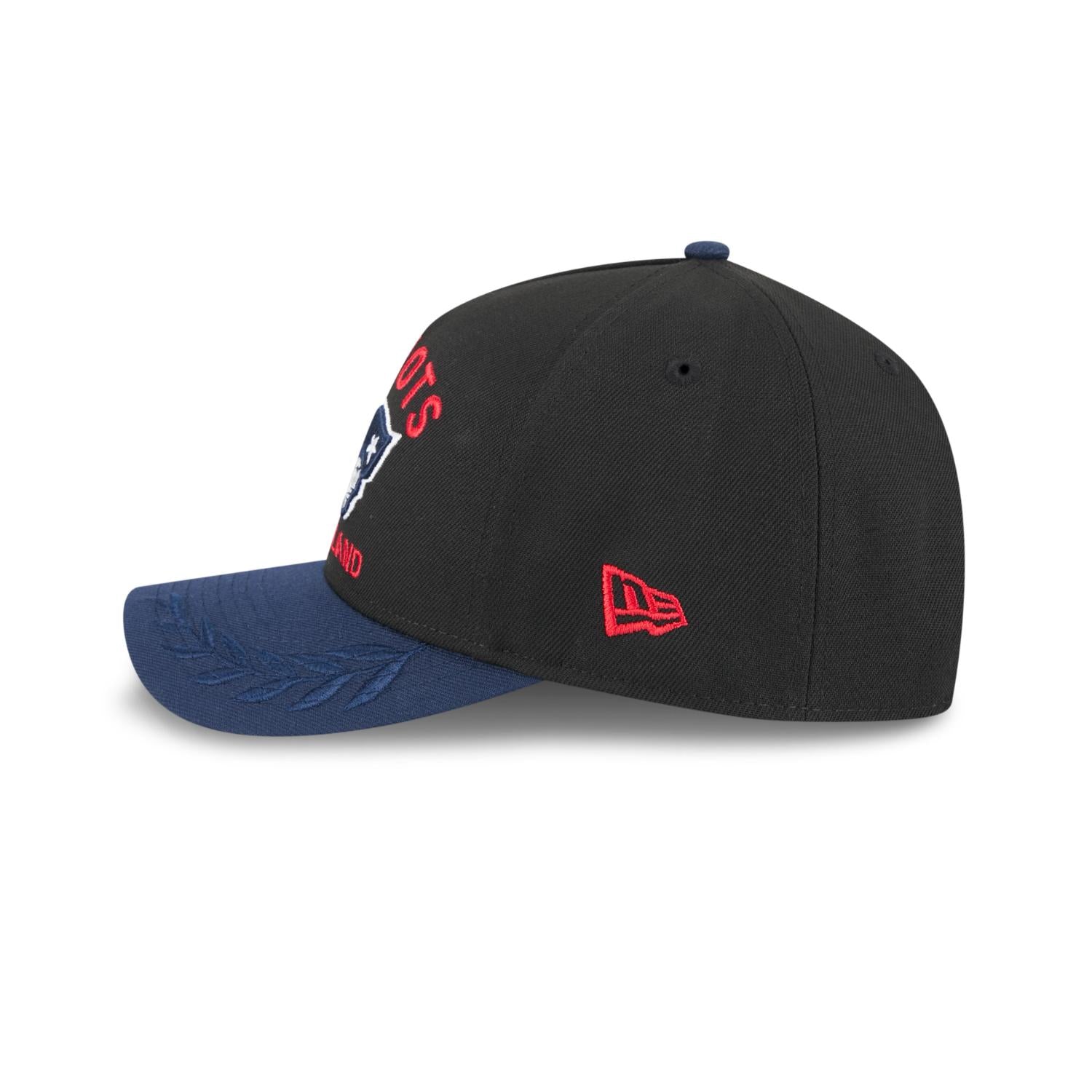 New England Patriots 2025 NFL Draft 9FORTY M-Crown A-Frame Snapback Cap Schwarz