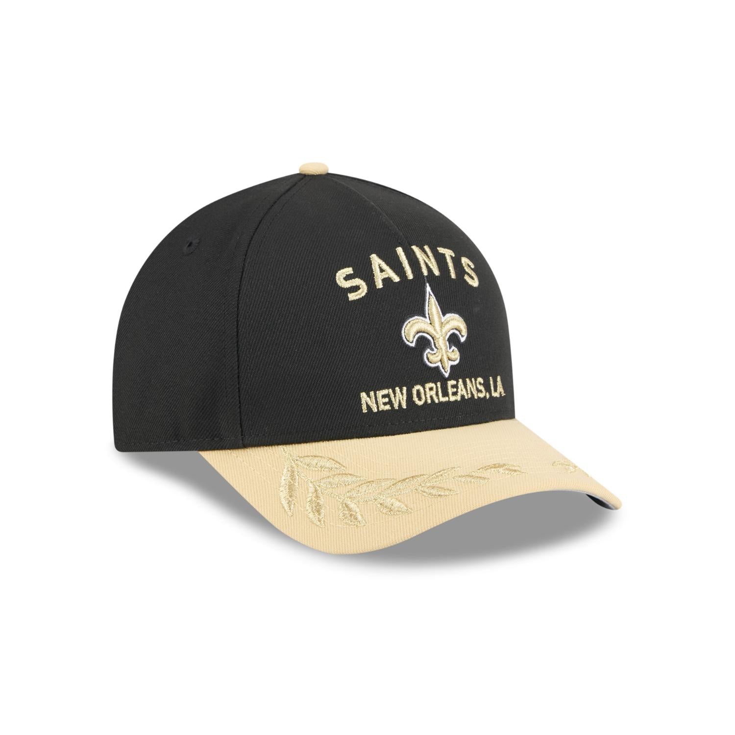 New Orleans Saints 2025 NFL Draft 9FORTY M-Crown A-Frame Snapback Cap Schwarz