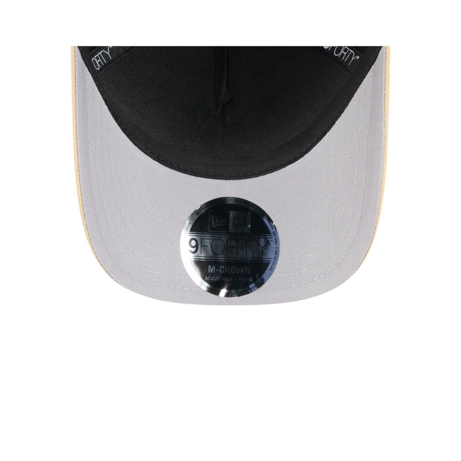 New Orleans Saints 2025 NFL Draft 9FORTY M-Crown A-Frame Snapback Cap Schwarz