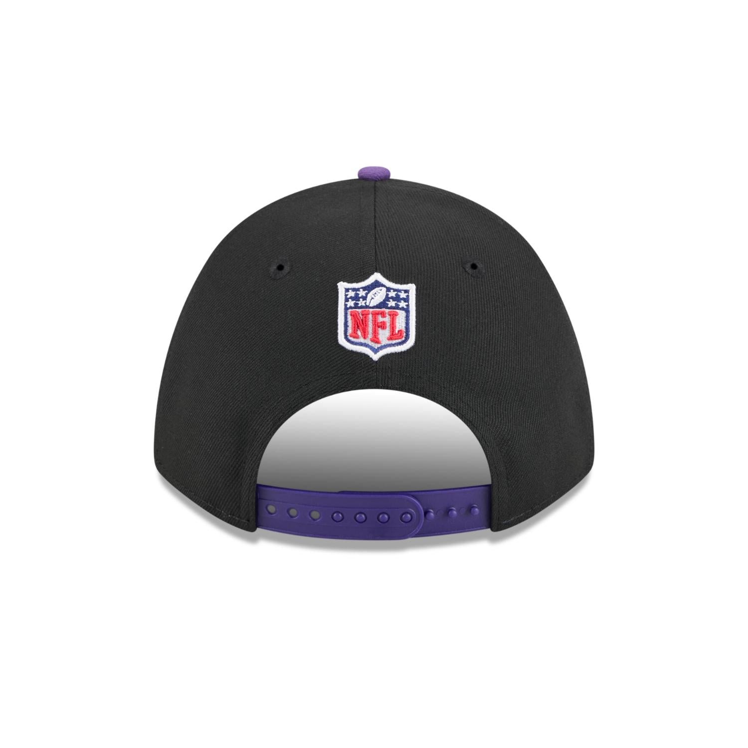 Minnesota Vikings 2025 NFL Draft 9FORTY M-Crown A-Frame Snapback Cap Schwarz