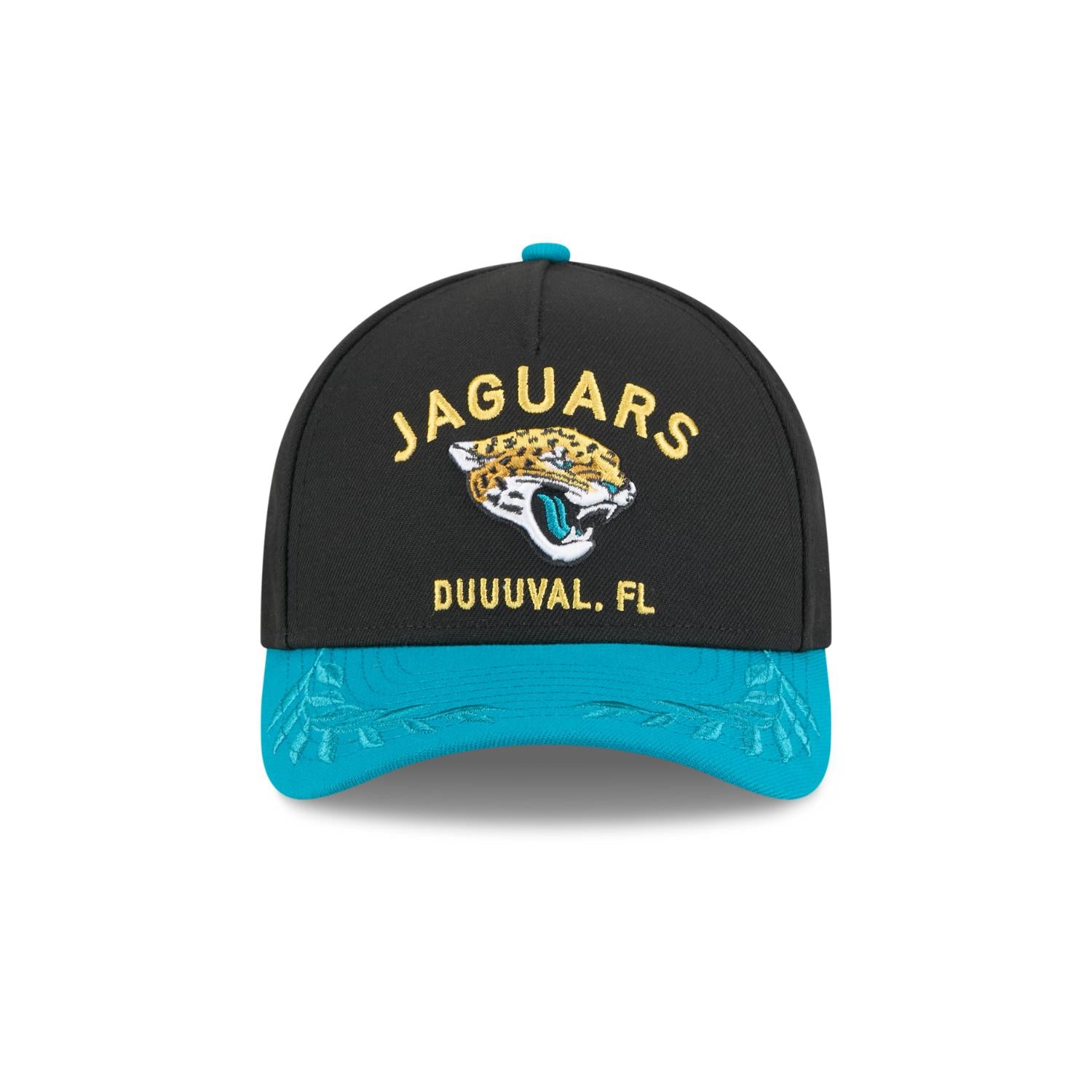 Jacksonville Jaguars 2025 NFL Draft 9FORTY M-Crown A-Frame Snapback Cap Schwarz