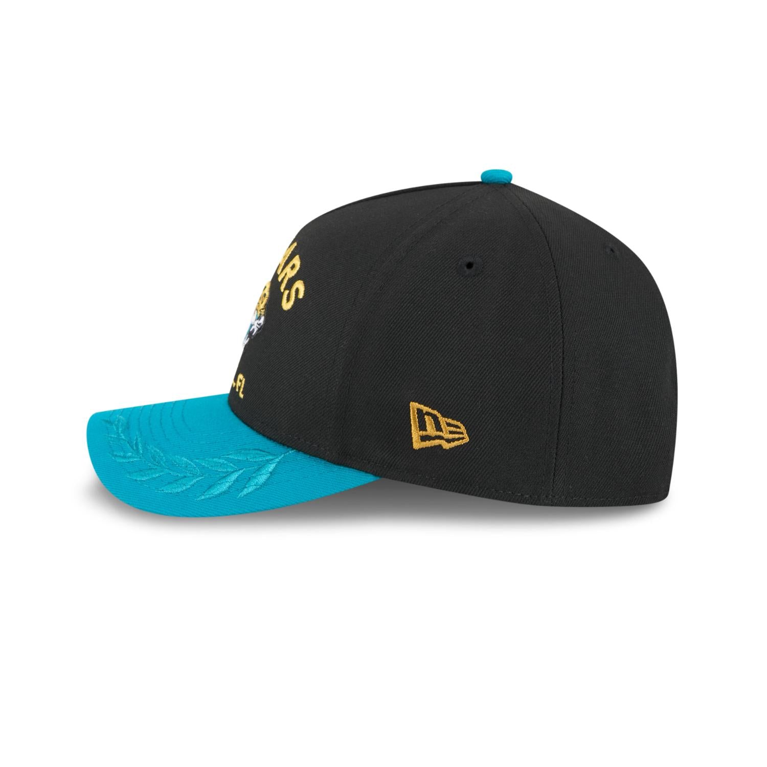 Jacksonville Jaguars 2025 NFL Draft 9FORTY M-Crown A-Frame Snapback Cap Schwarz