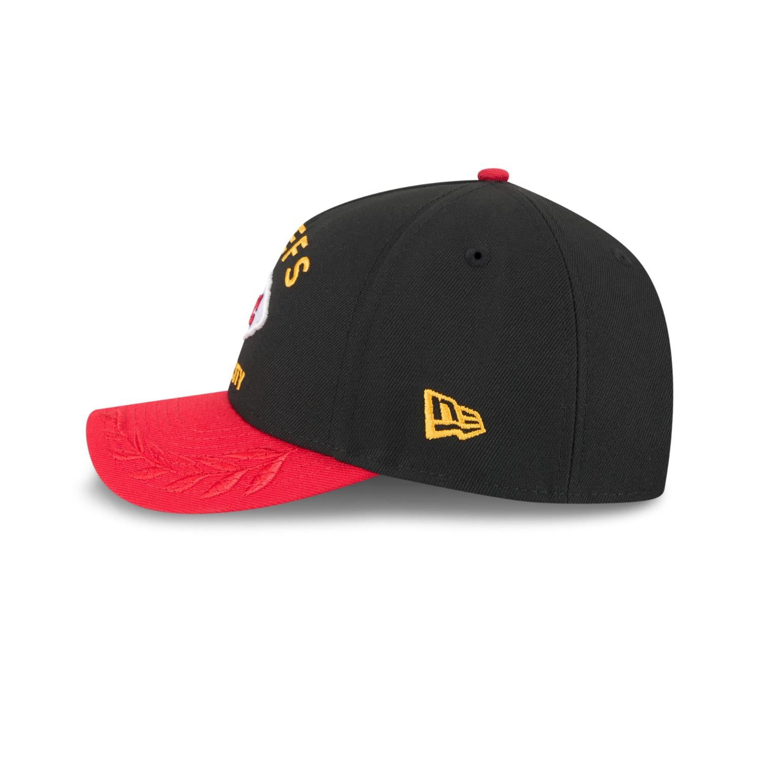 Kansas City Chiefs 2025 NFL Draft 9FORTY M-Crown A-Frame Snapback Cap Schwarz