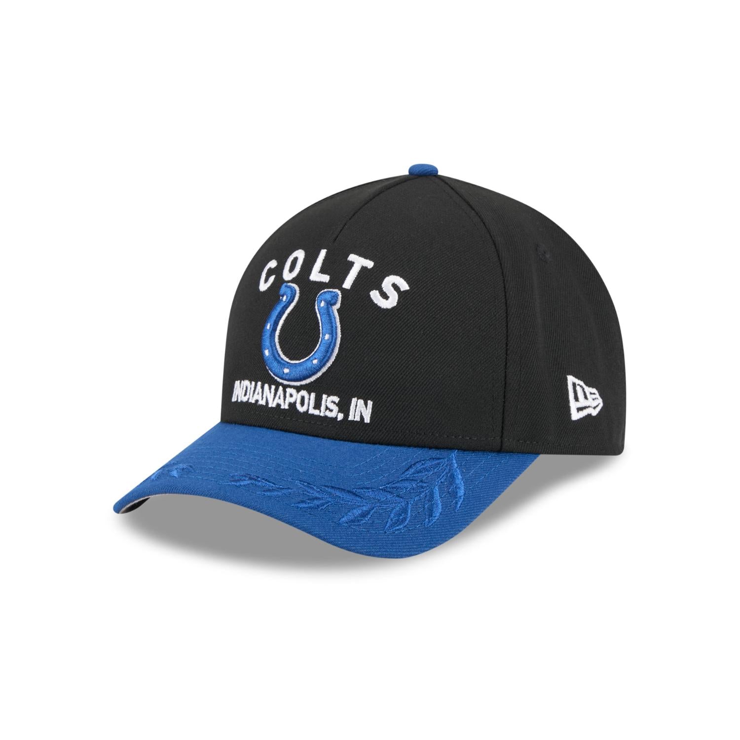 Indianapolis Colts 2025 NFL Draft 9FORTY M-Crown A-Frame Snapback Cap Schwarz