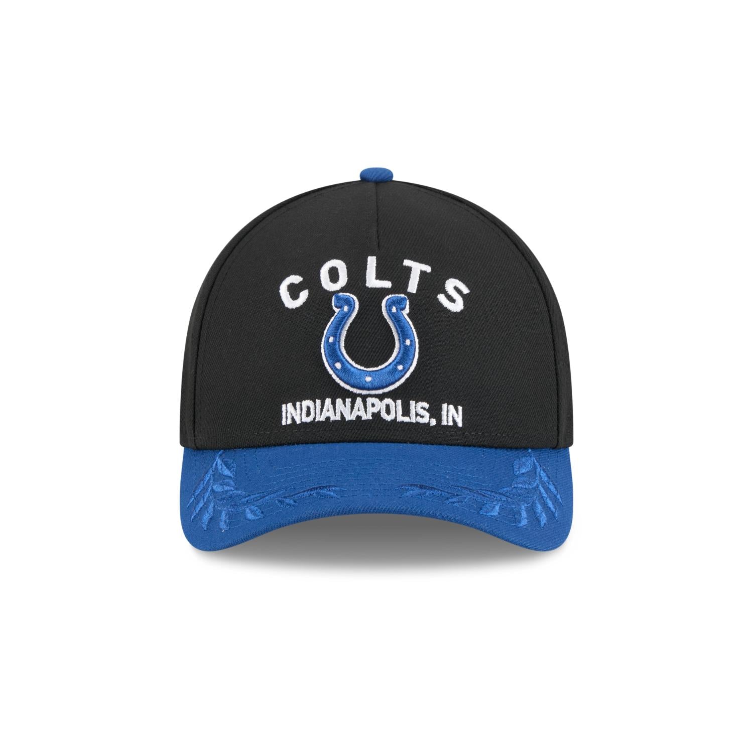 Indianapolis Colts 2025 NFL Draft 9FORTY M-Crown A-Frame Snapback Cap Schwarz