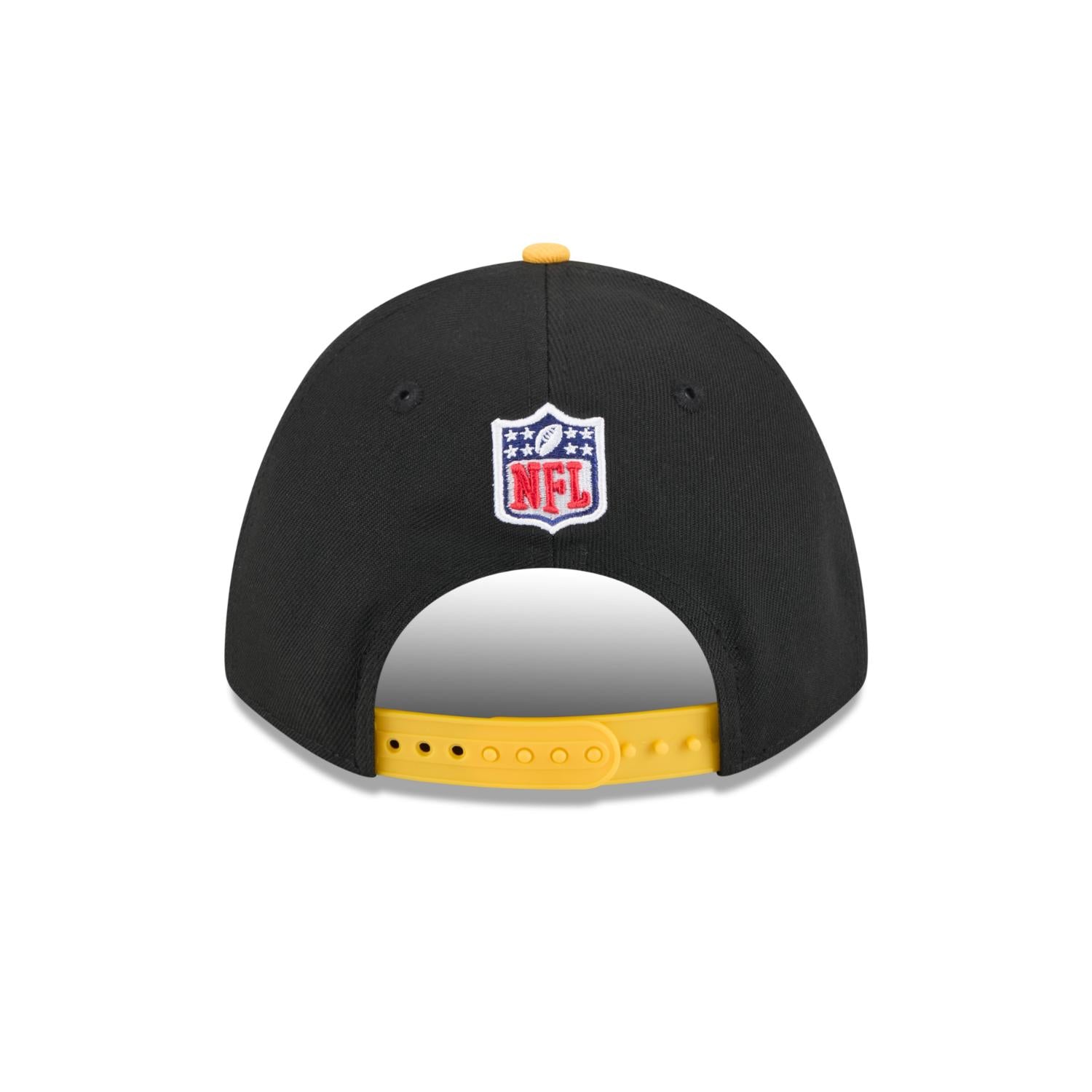 Pittsburgh Steelers 2025 NFL Draft 9FORTY M-Crown A-Frame Snapback Cap Schwarz