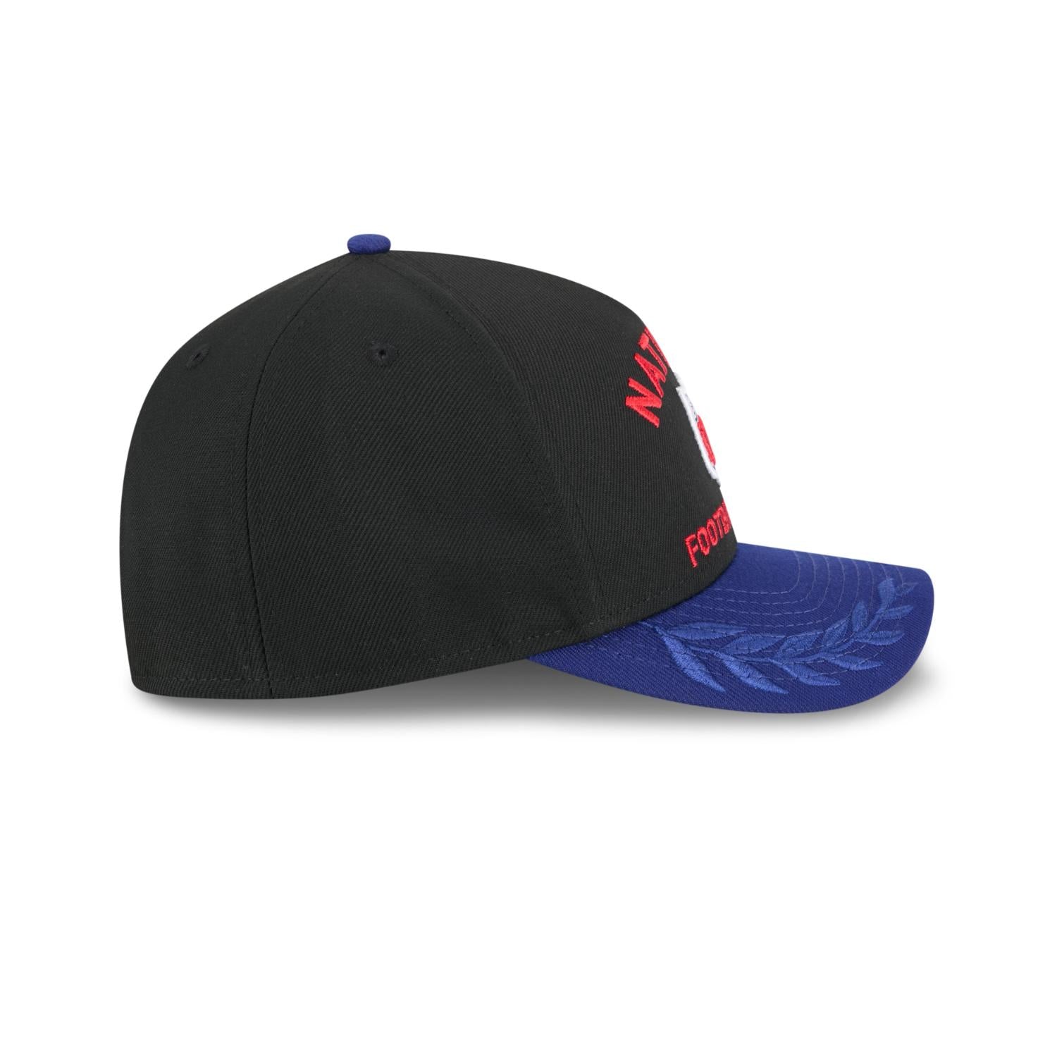 NFL Logo Shield 2025 NFL Draft 9FORTY M-Crown A-Frame Snapback Cap Schwarz