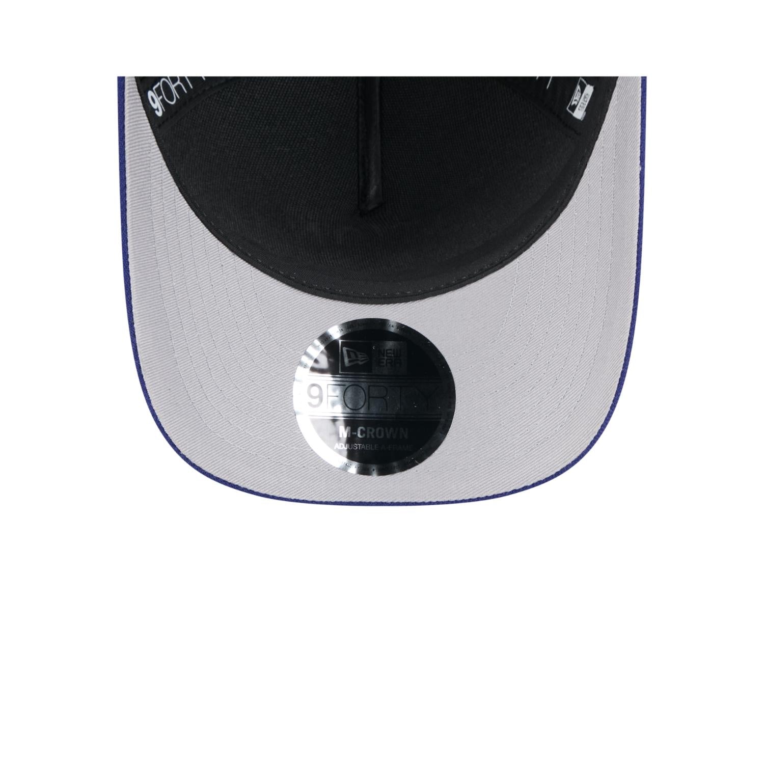 NFL Logo Shield 2025 NFL Draft 9FORTY M-Crown A-Frame Snapback Cap Schwarz