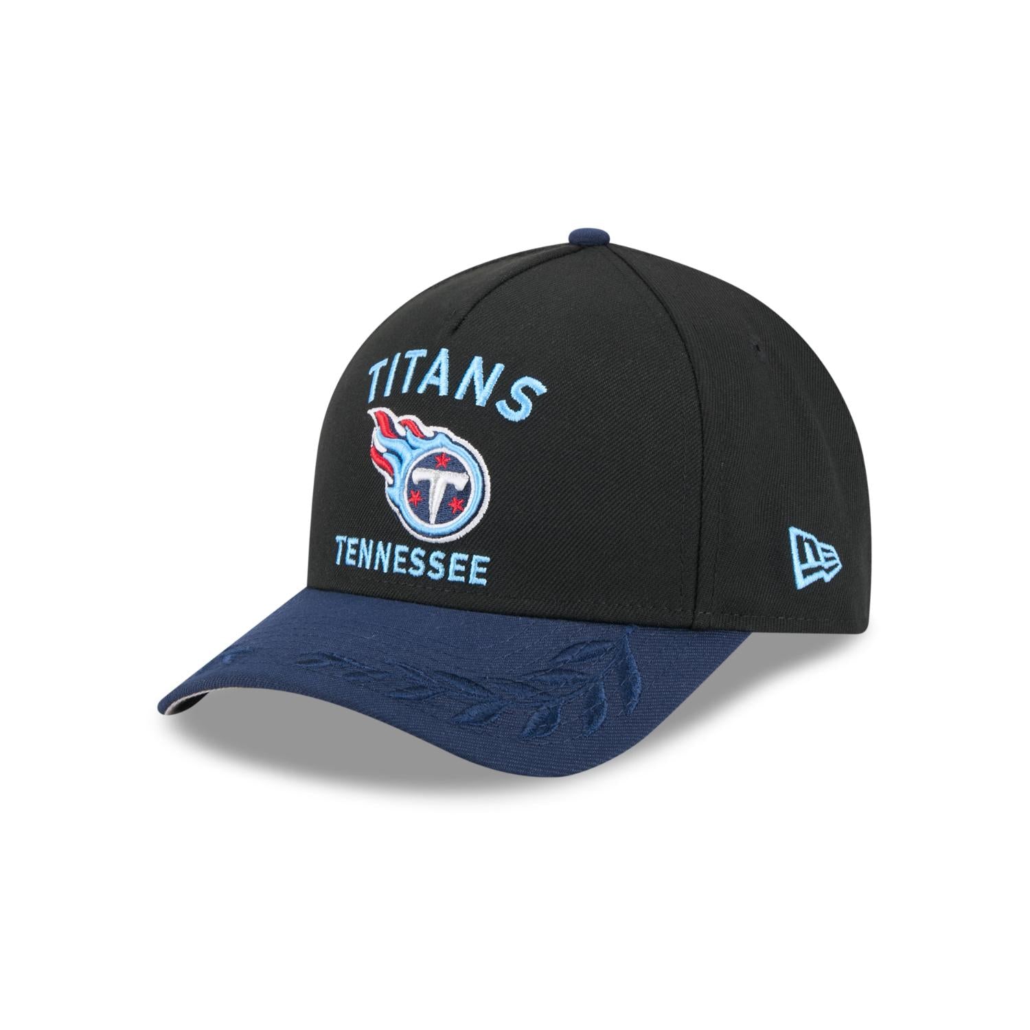 Tennessee Titans 2025 NFL Draft 9FORTY M-Crown A-Frame Snapback Cap Schwarz