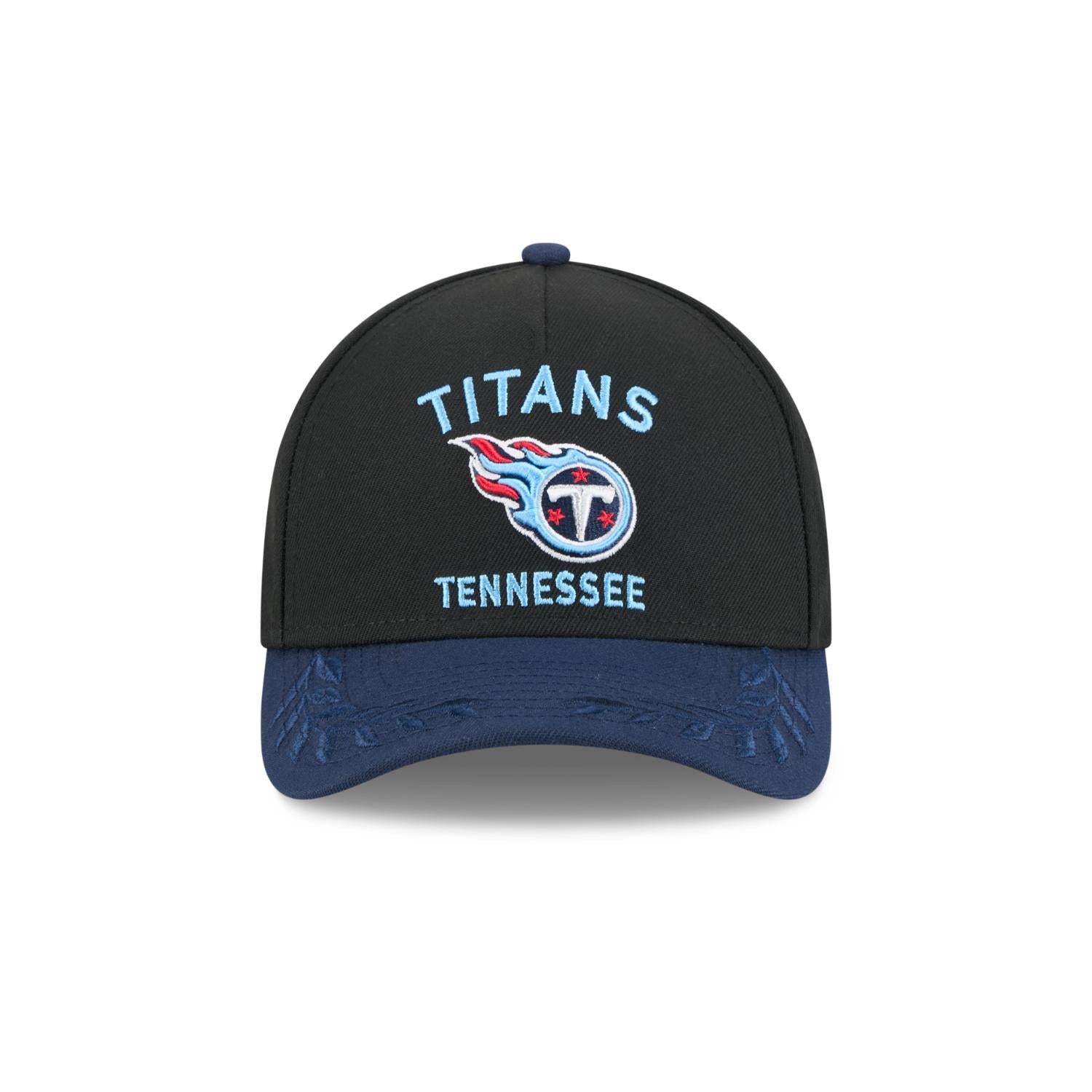 Tennessee Titans 2025 NFL Draft 9FORTY M-Crown A-Frame Snapback Cap Schwarz