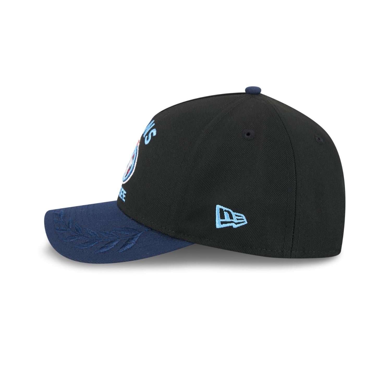 Tennessee Titans 2025 NFL Draft 9FORTY M-Crown A-Frame Snapback Cap Schwarz