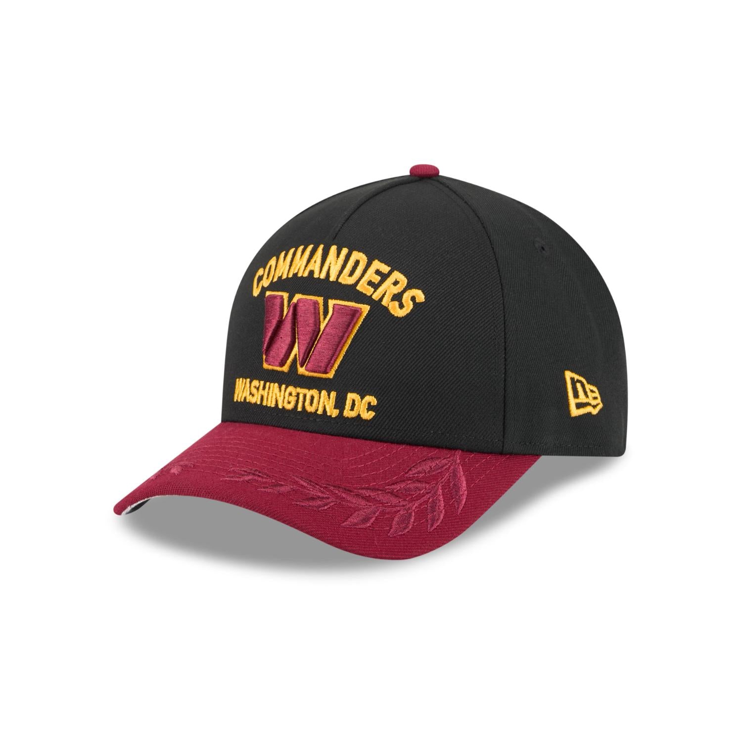 Washington Commanders 2025 NFL Draft 9FORTY M-Crown A-Frame Snapback Cap Schwarz