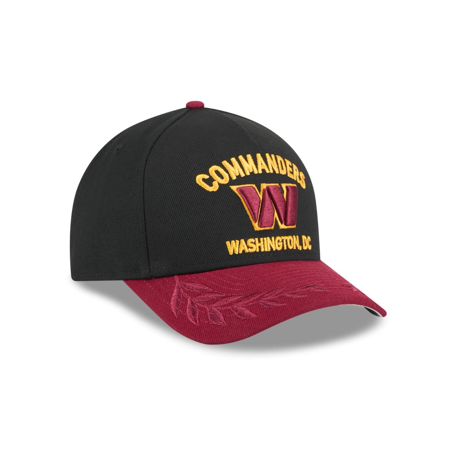 Washington Commanders 2025 NFL Draft 9FORTY M-Crown A-Frame Snapback Cap Schwarz