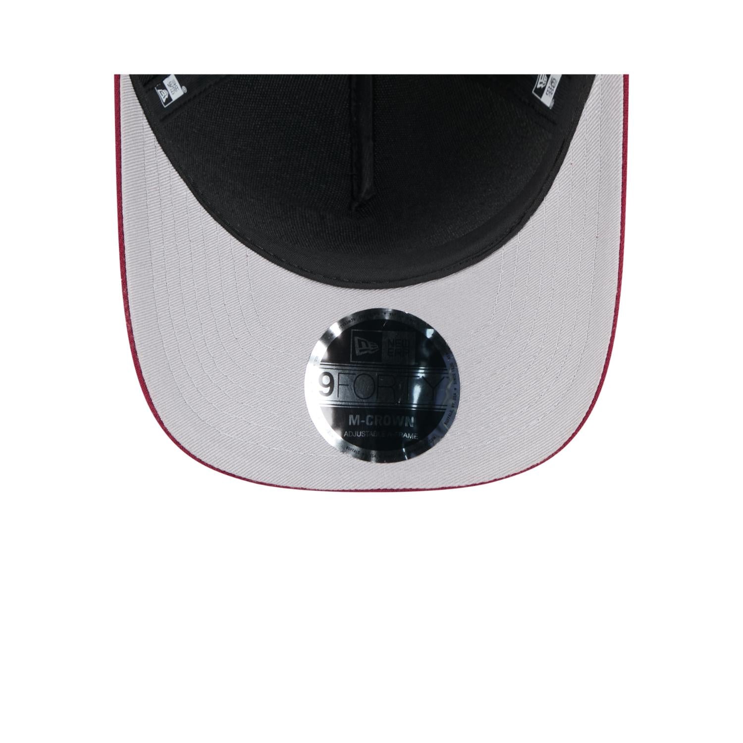 Washington Commanders 2025 NFL Draft 9FORTY M-Crown A-Frame Snapback Cap Schwarz