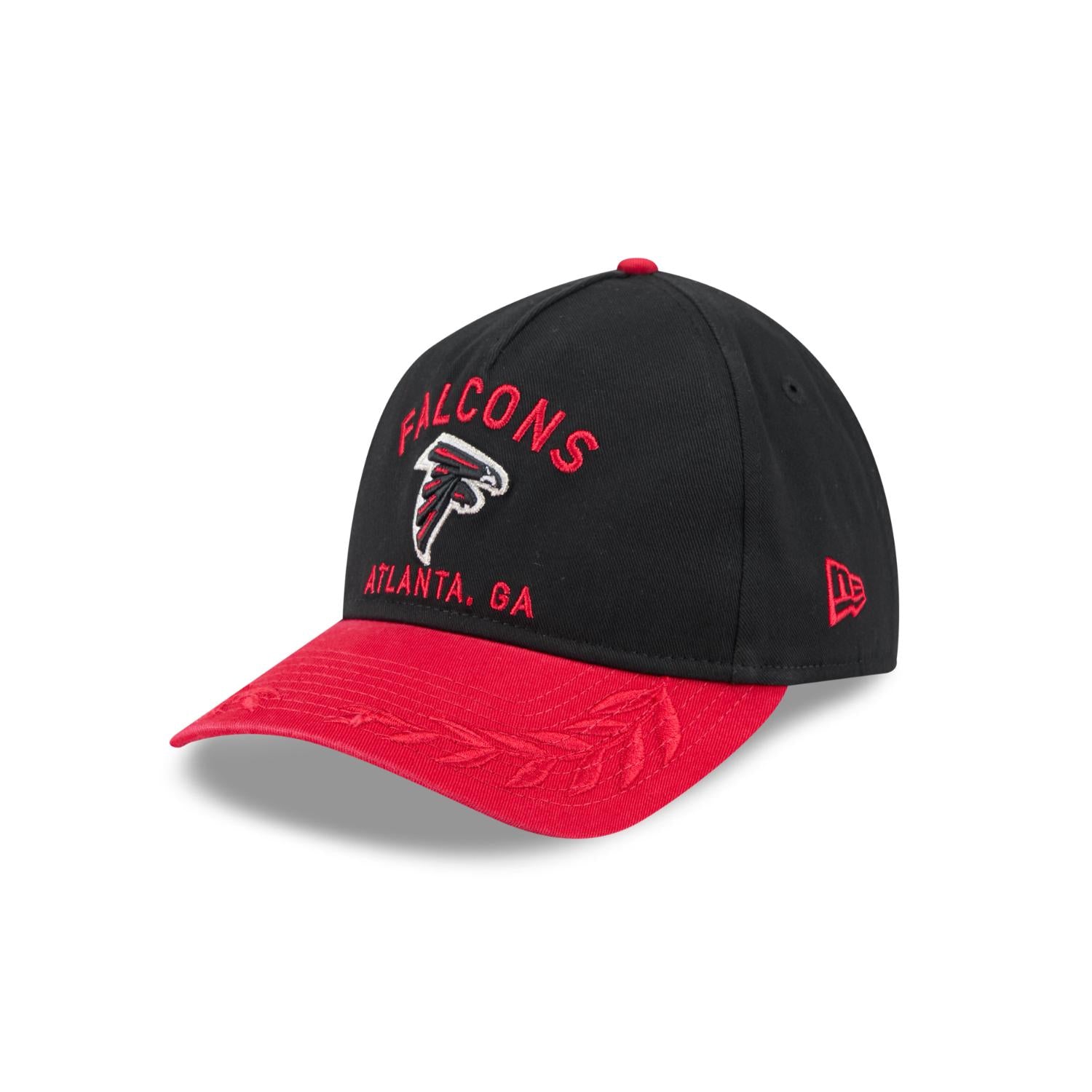 Atlanta Falcons 2025 NFL Draft 9TWENTY A-Frame verstellbare Cap Schwarz