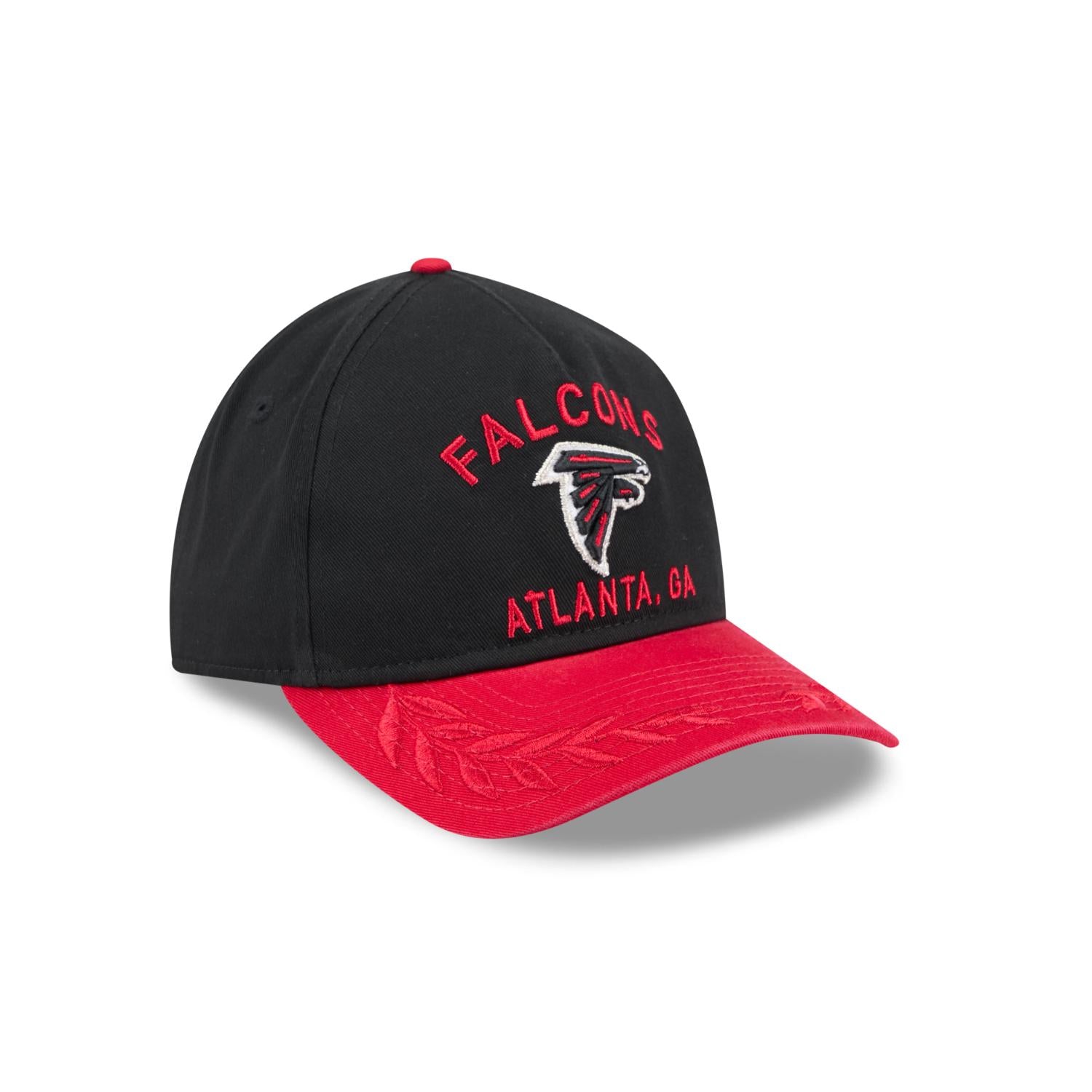 Atlanta Falcons 2025 NFL Draft 9TWENTY A-Frame verstellbare Cap Schwarz