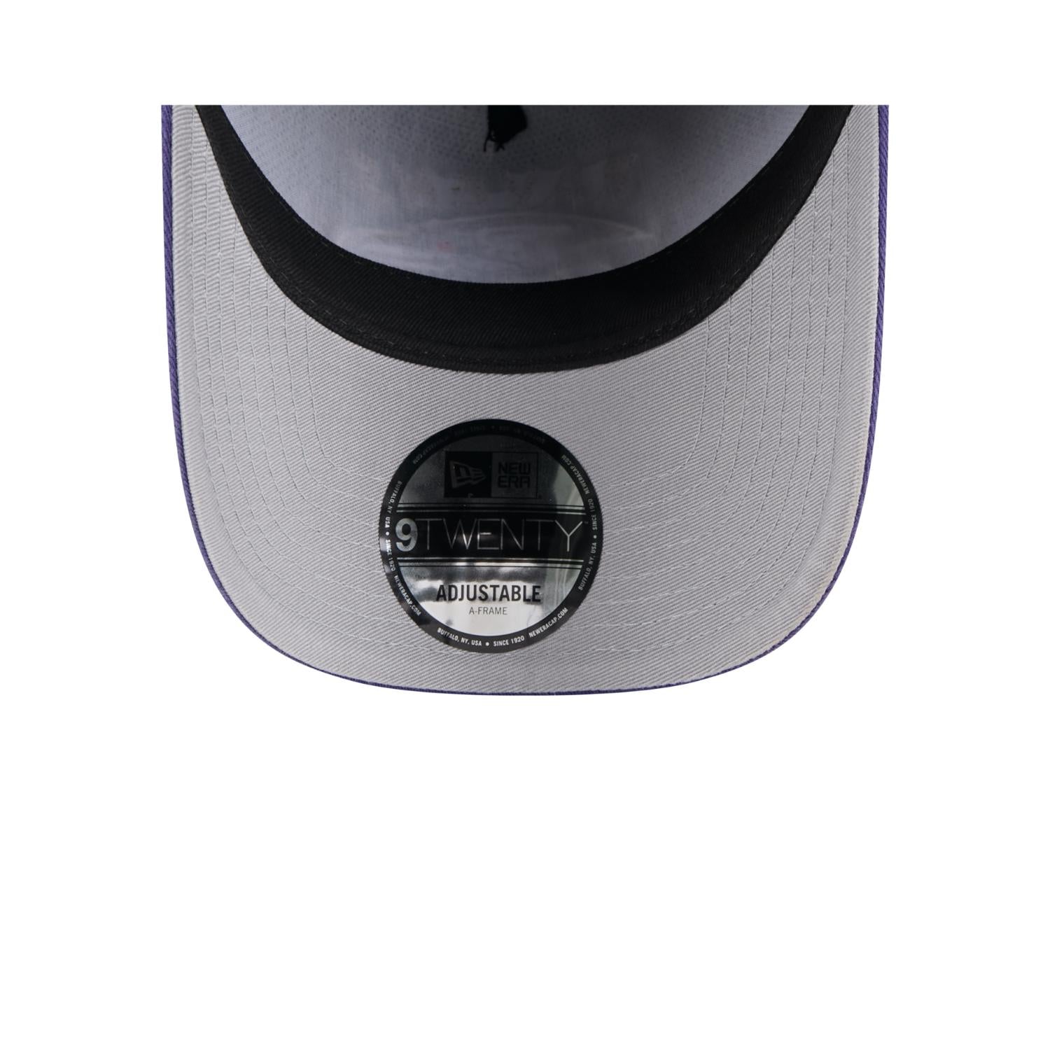 Baltimore Ravens 2025 NFL Draft 9TWENTY A-Frame verstellbare Cap Schwarz