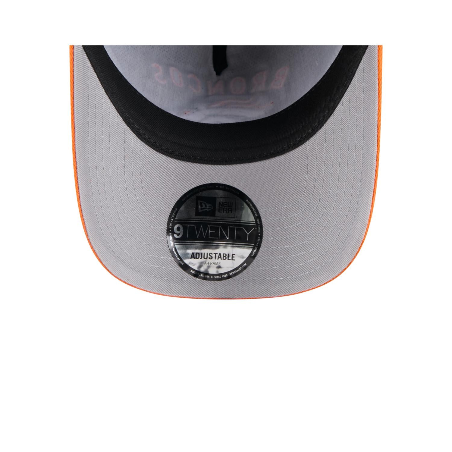 Denver Broncos 2025 NFL Draft 9TWENTY A-Frame verstellbare Cap Schwarz