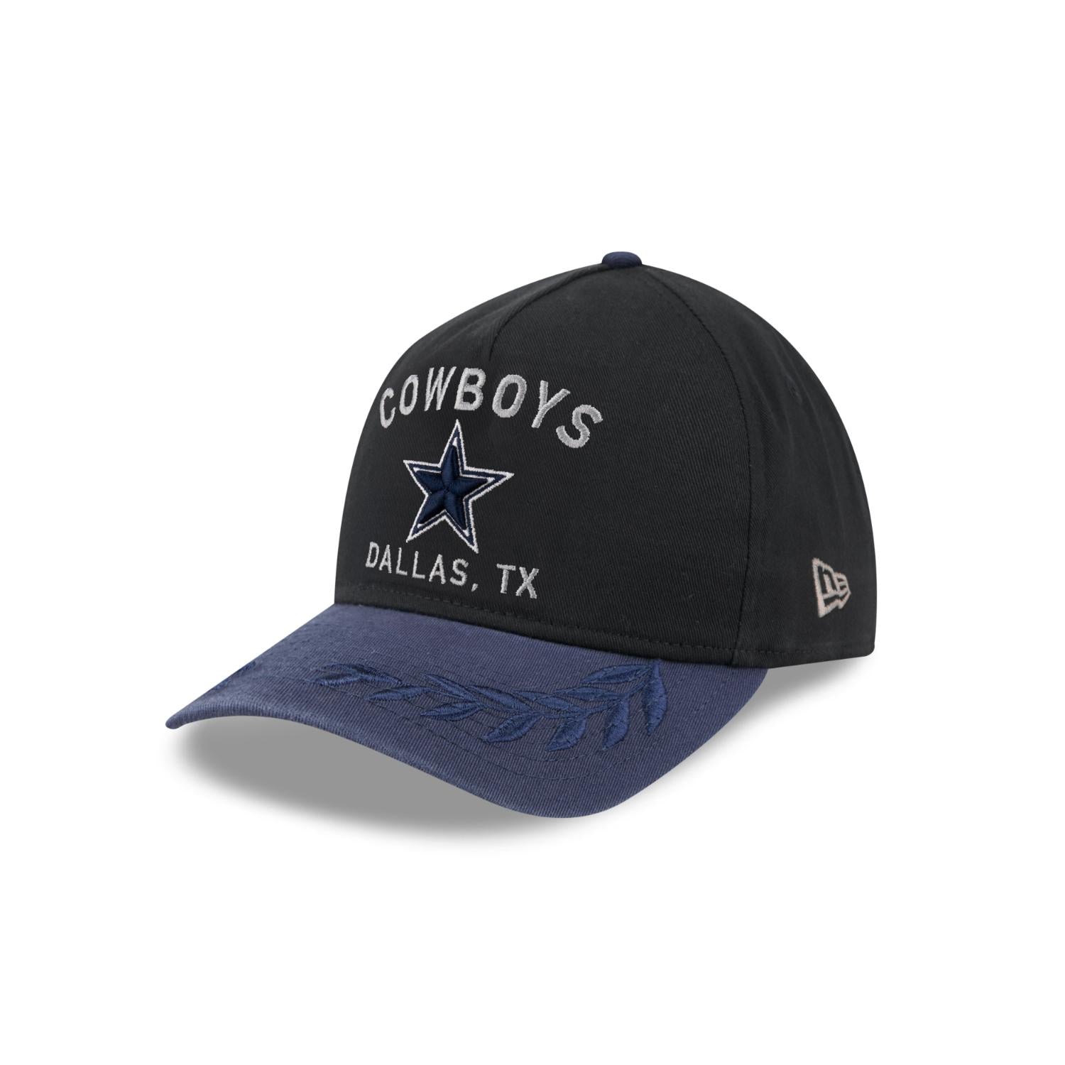 Dallas Cowboys 2025 NFL Draft 9TWENTY A-Frame verstellbare Cap Schwarz