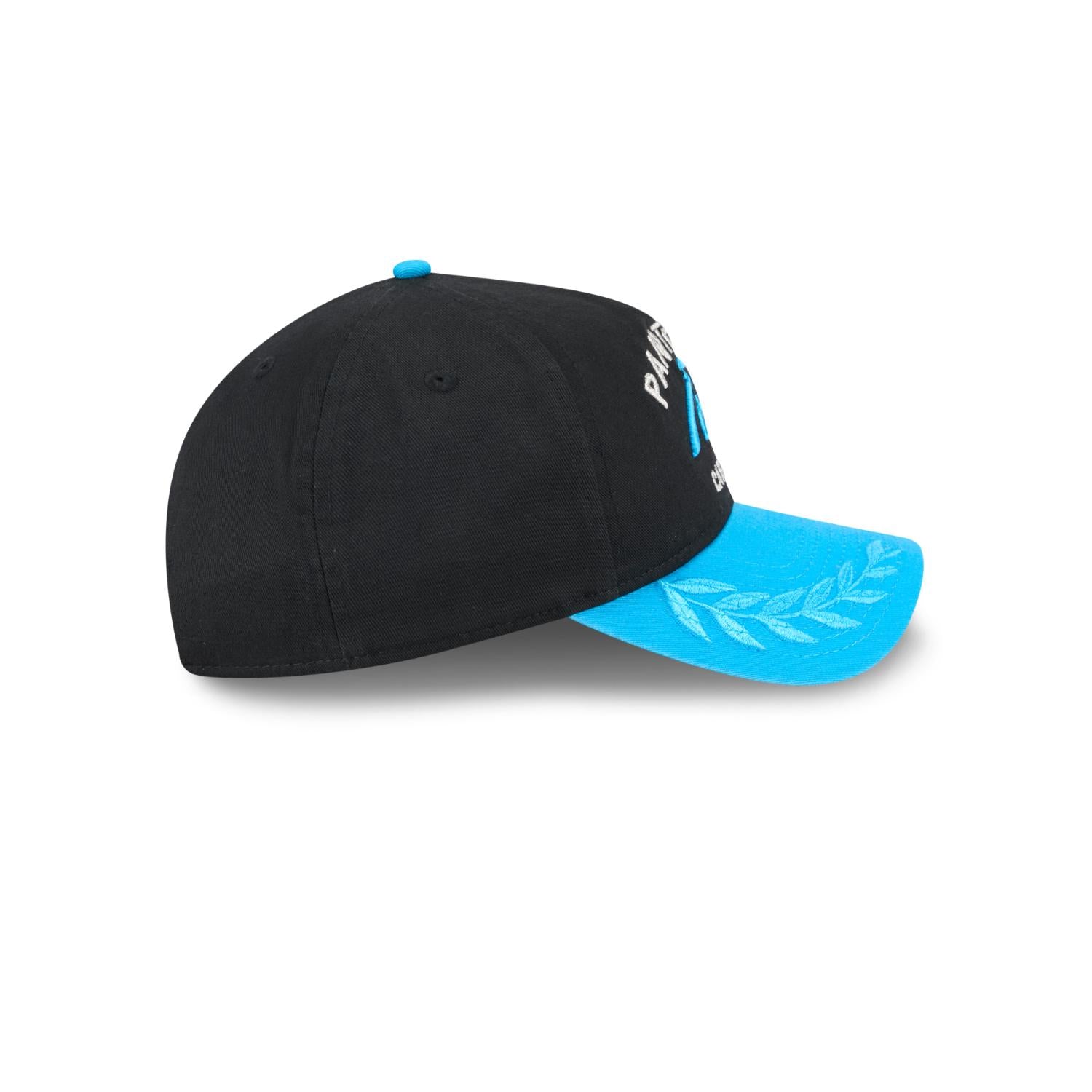 Carolina Panthers 2025 NFL Draft 9TWENTY A-Frame verstellbare Cap Schwarz