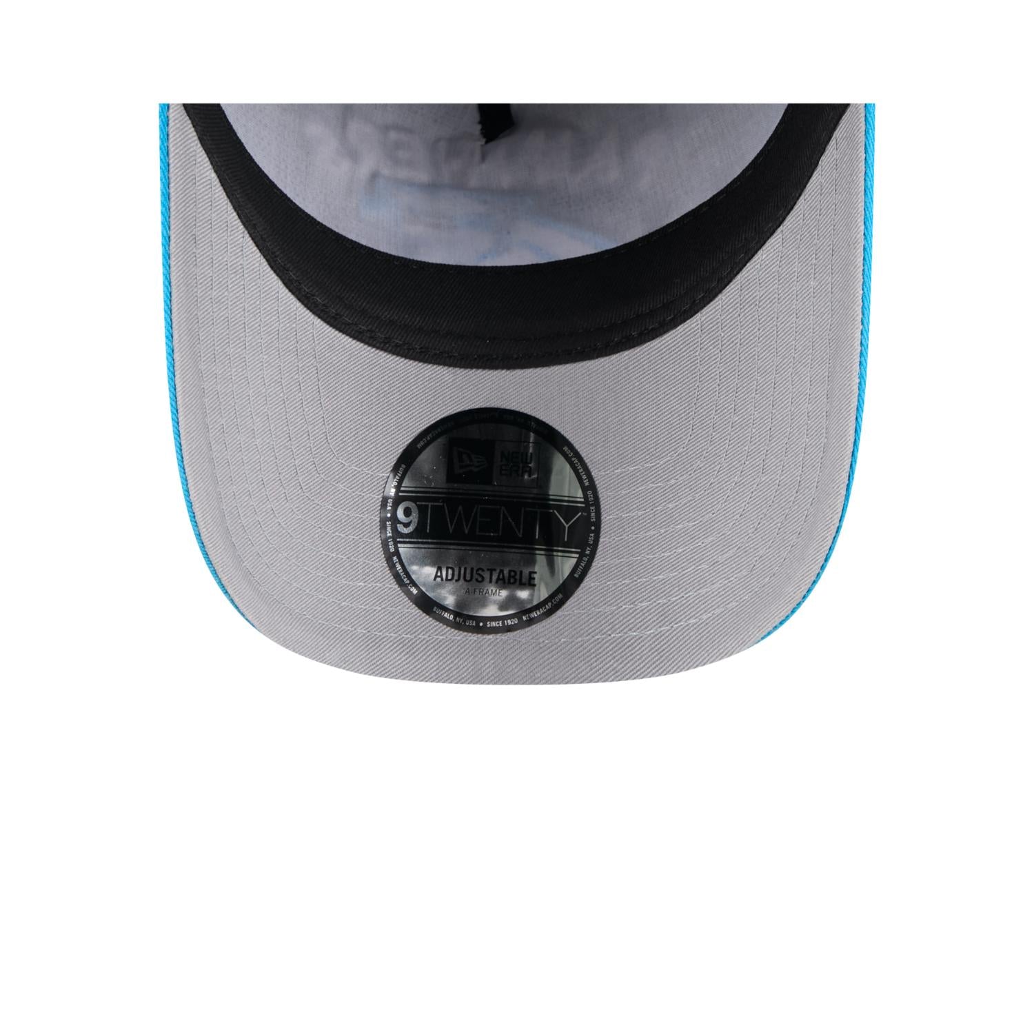 Carolina Panthers 2025 NFL Draft 9TWENTY A-Frame verstellbare Cap Schwarz