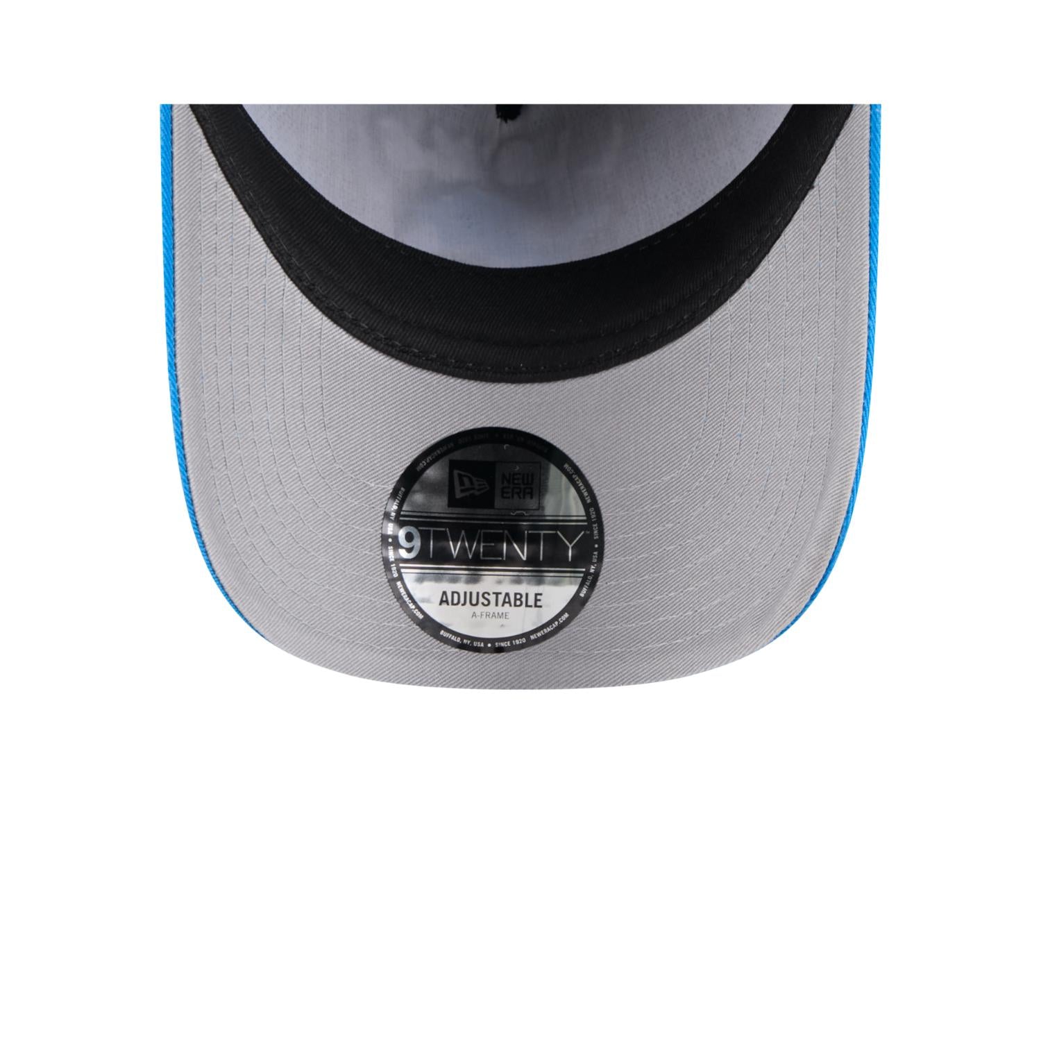 Detroit Lions 2025 NFL Draft 9TWENTY A-Frame verstellbare Cap Schwarz