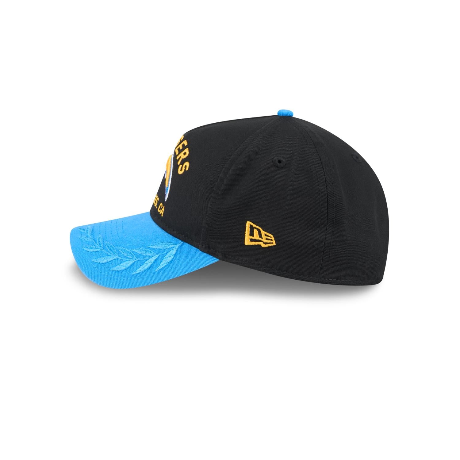 Los Angeles Chargers 2025 NFL Draft 9TWENTY A-Frame verstellbare Cap Schwarz
