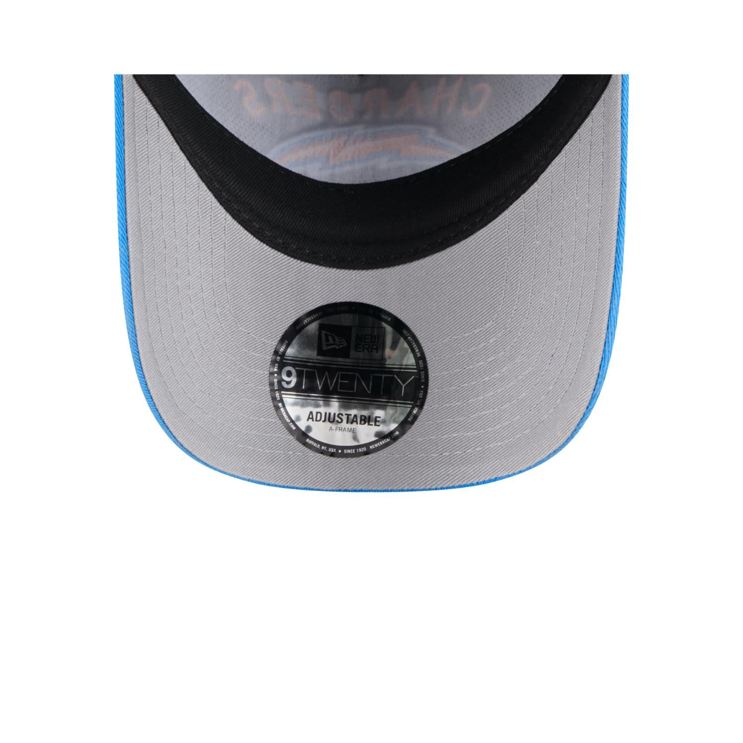 Los Angeles Chargers 2025 NFL Draft 9TWENTY A-Frame verstellbare Cap Schwarz