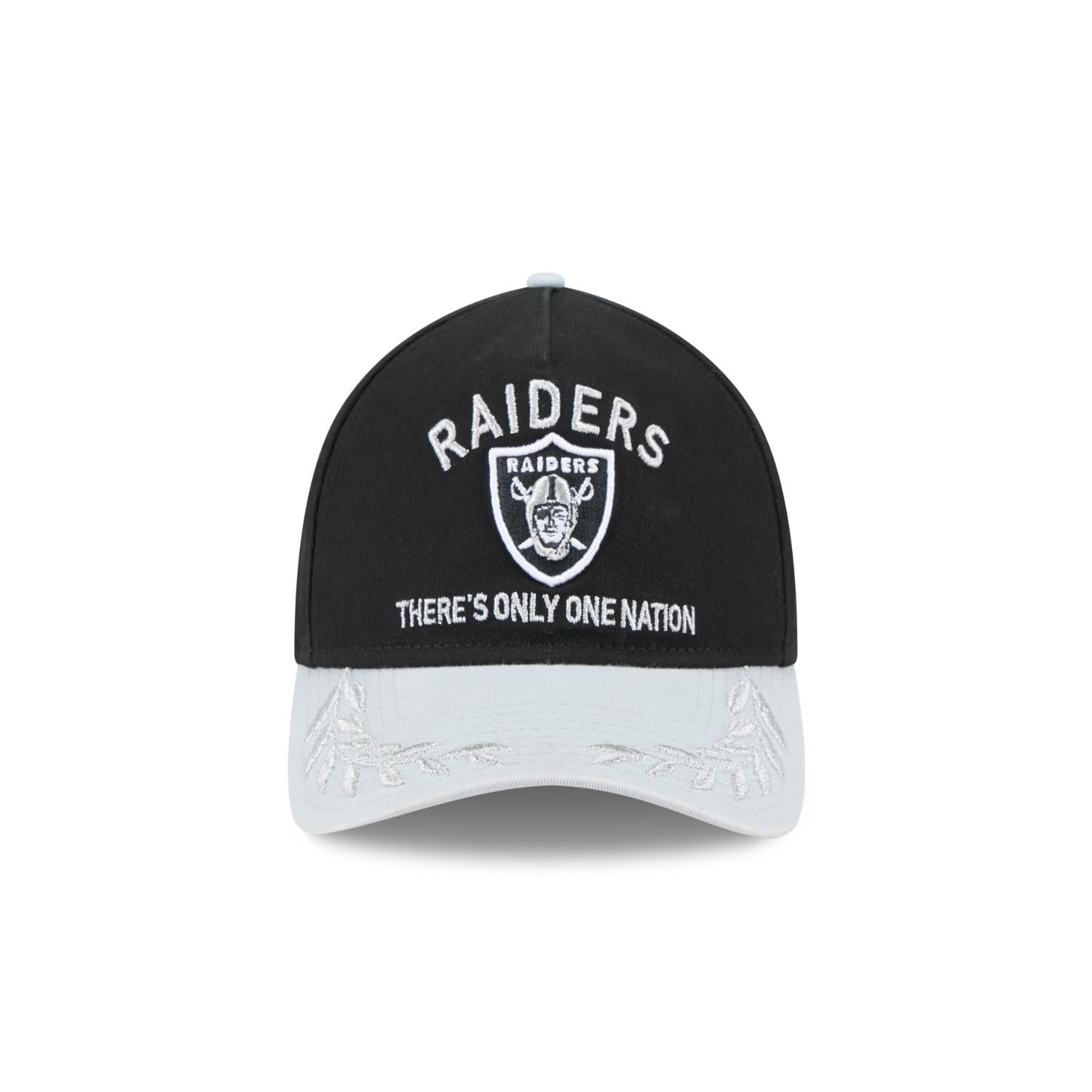 Las Vegas Raiders 2025 NFL Draft 9TWENTY A-Frame verstellbare Cap Schwarz