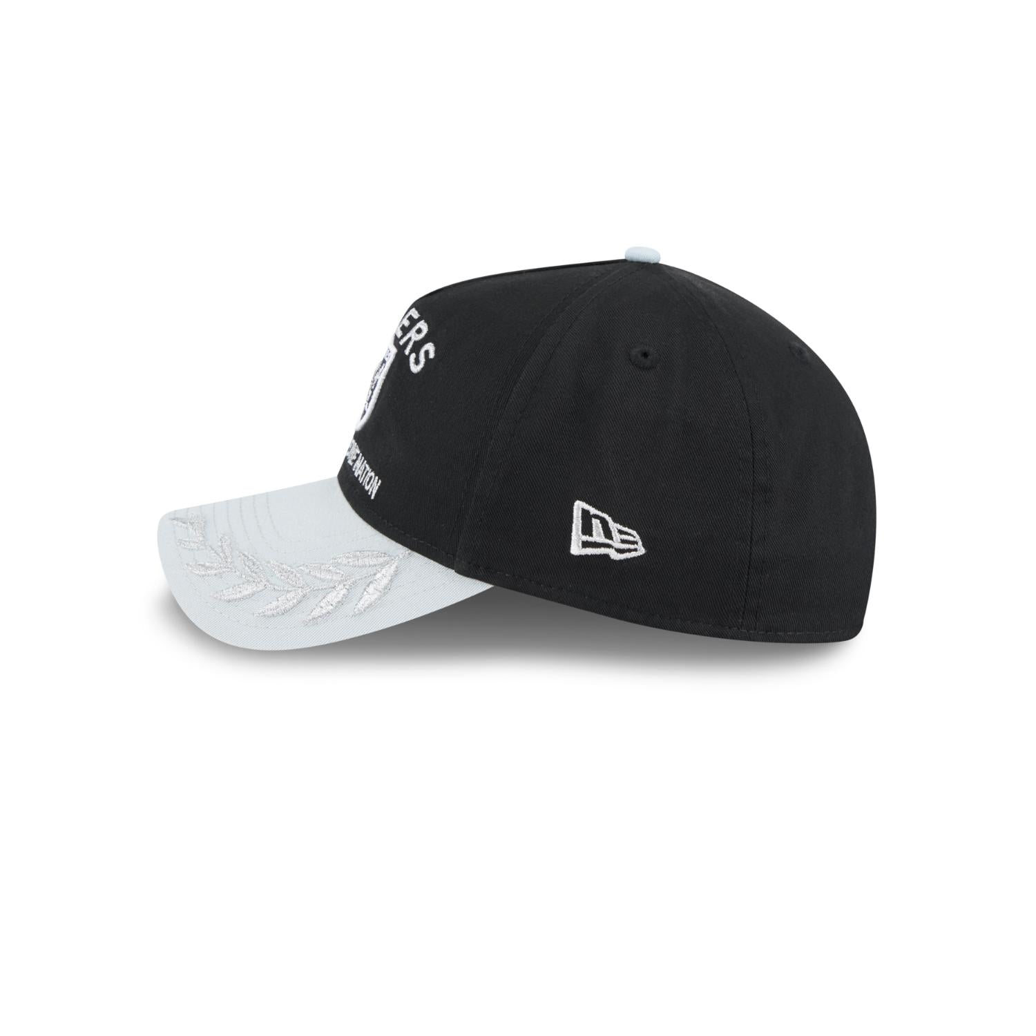 Las Vegas Raiders 2025 NFL Draft 9TWENTY A-Frame verstellbare Cap Schwarz