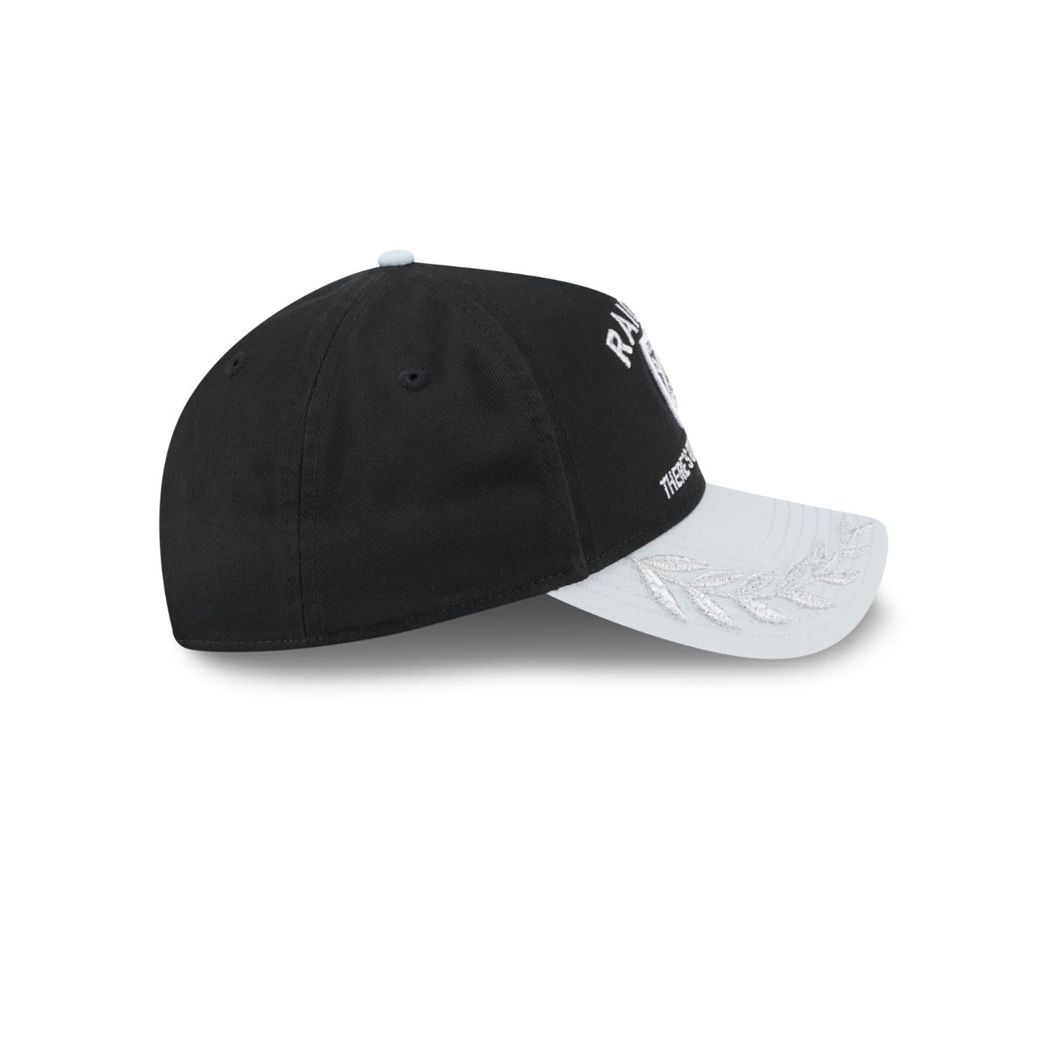 Las Vegas Raiders 2025 NFL Draft 9TWENTY A-Frame verstellbare Cap Schwarz