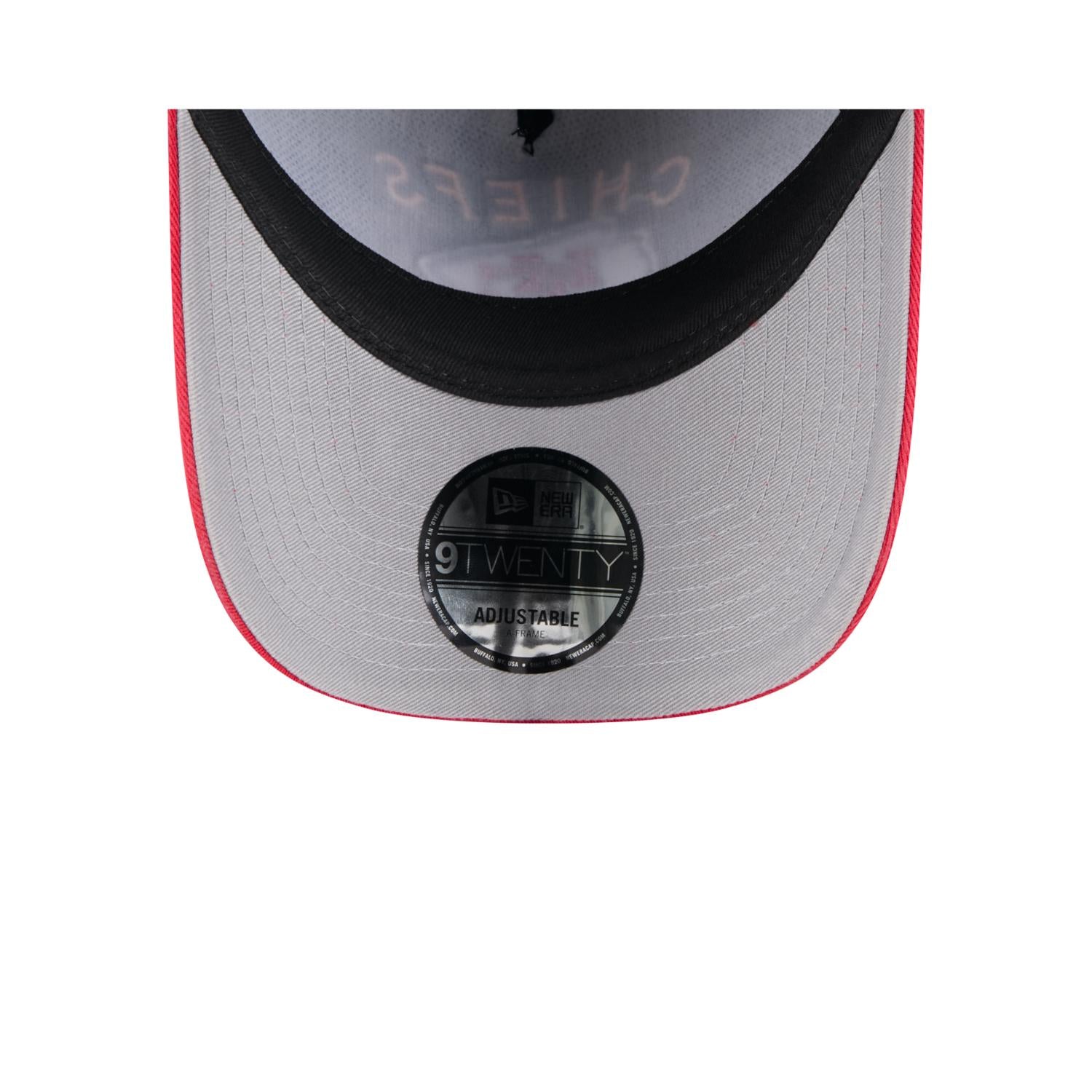 Kansas City Chiefs 2025 NFL Draft 9TWENTY A-Frame verstellbare Cap Schwarz