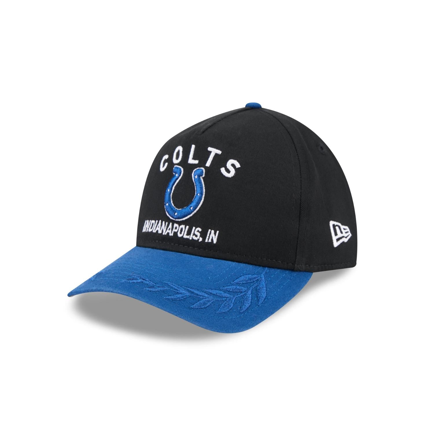 Indianapolis Colts 2025 NFL Draft 9TWENTY A-Frame verstellbare Cap Schwarz