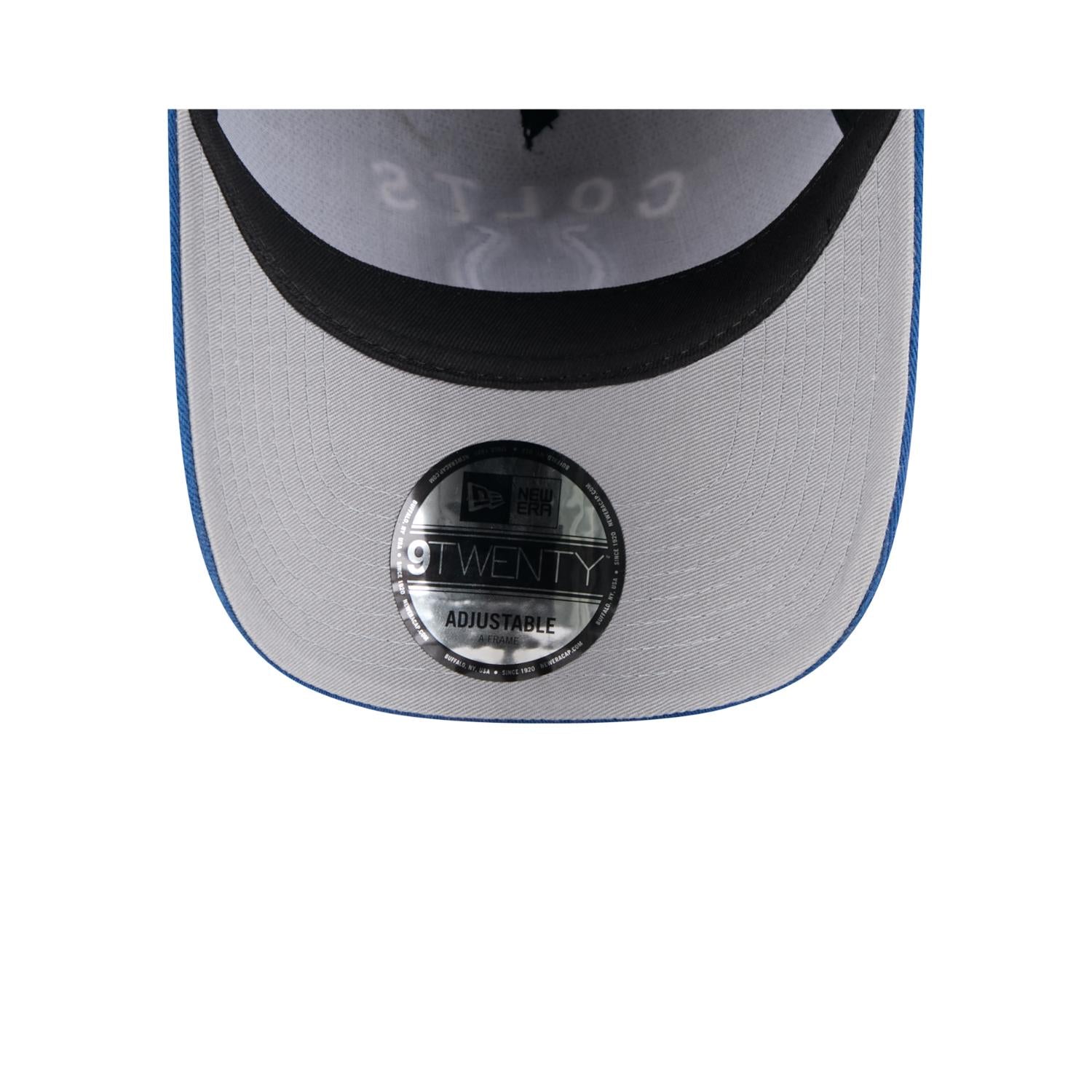 Indianapolis Colts 2025 NFL Draft 9TWENTY A-Frame verstellbare Cap Schwarz