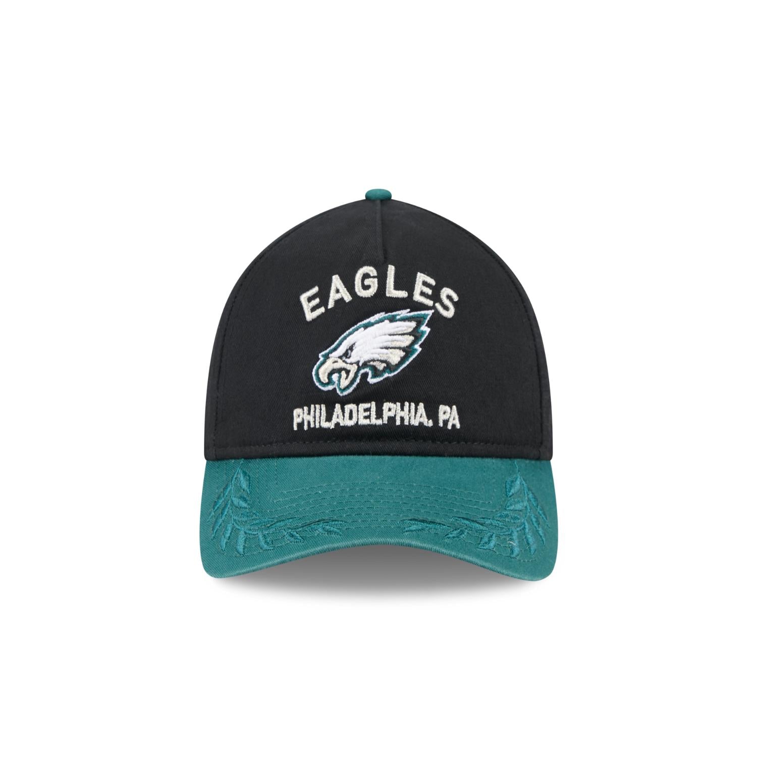 Philadelphia Eagles 2025 NFL Draft 9TWENTY A-Frame verstellbare Cap Schwarz