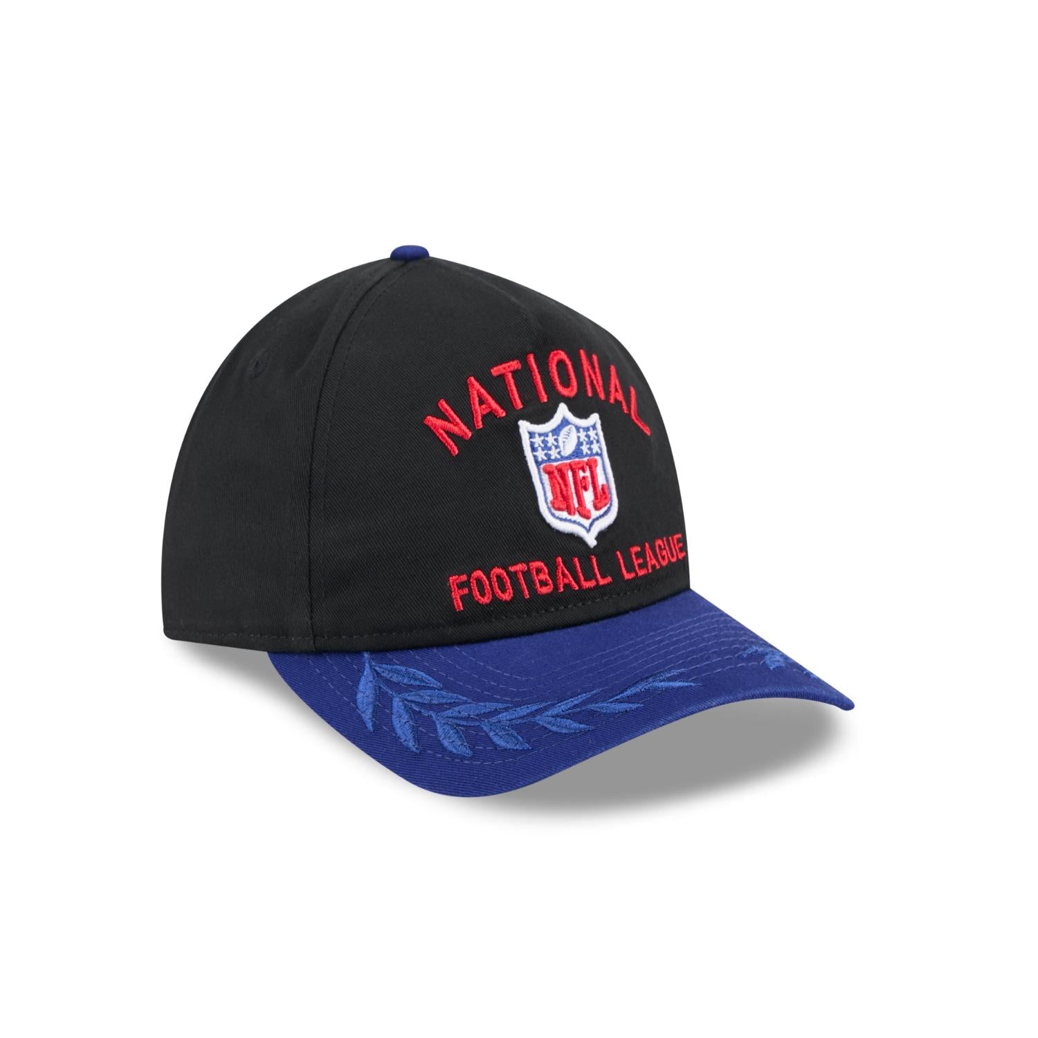 NFL Logo Shield 2025 NFL Draft 9TWENTY A-Frame verstellbare Cap Schwarz