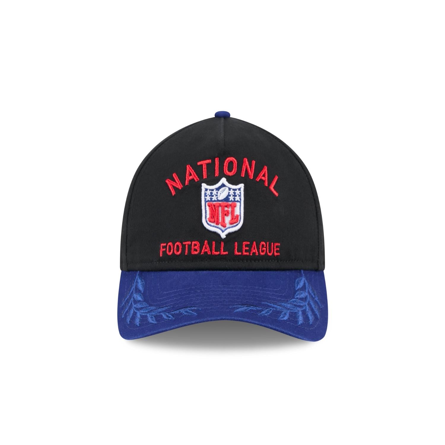 NFL Logo Shield 2025 NFL Draft 9TWENTY A-Frame verstellbare Cap Schwarz