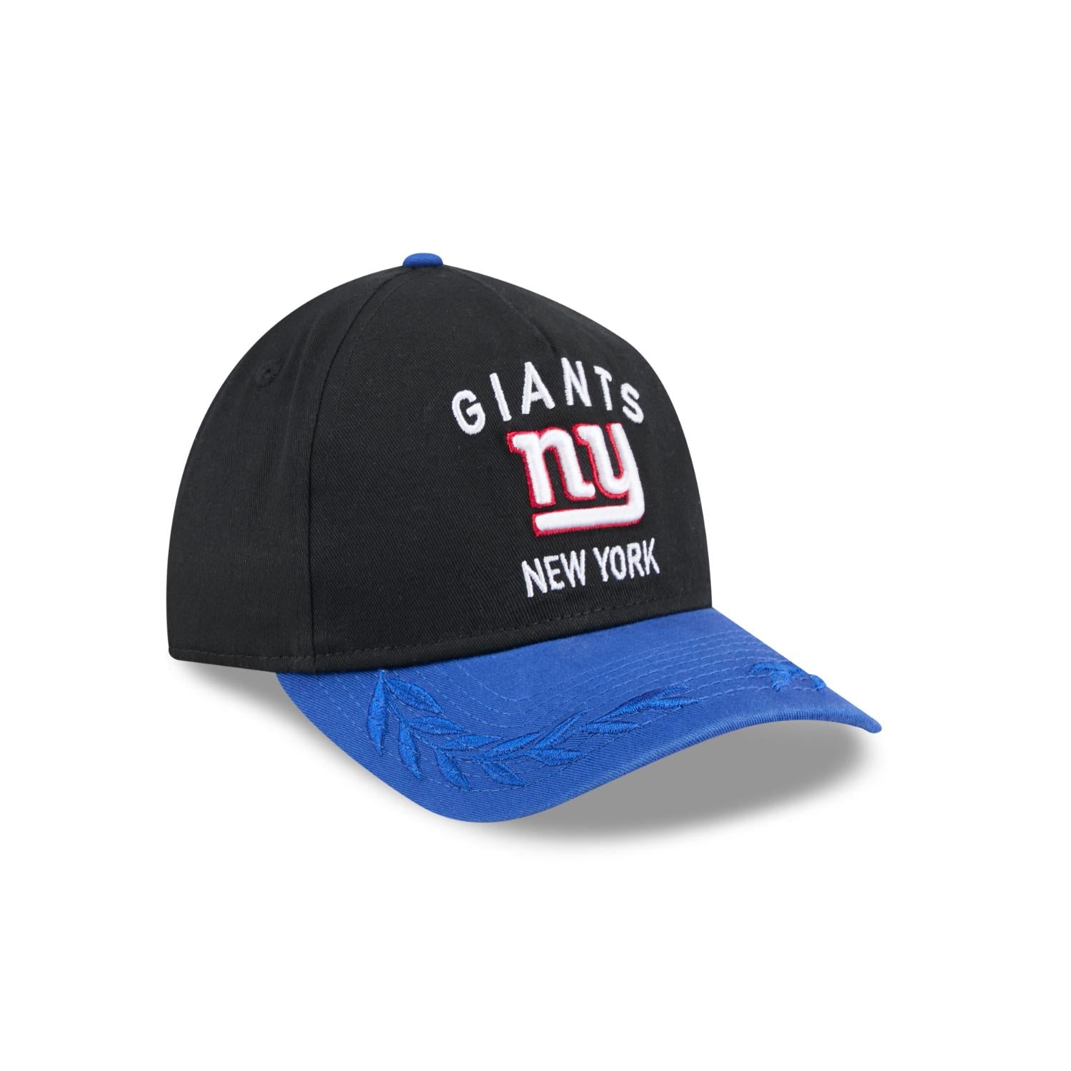 New York Giants 2025 NFL Draft 9TWENTY A-Frame verstellbare Cap Schwarz