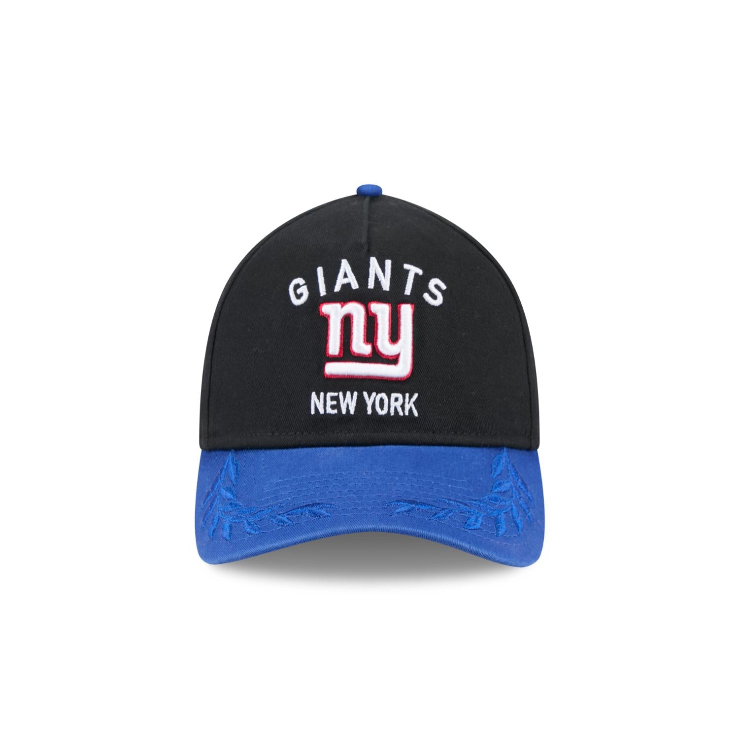 New York Giants 2025 NFL Draft 9TWENTY A-Frame verstellbare Cap Schwarz