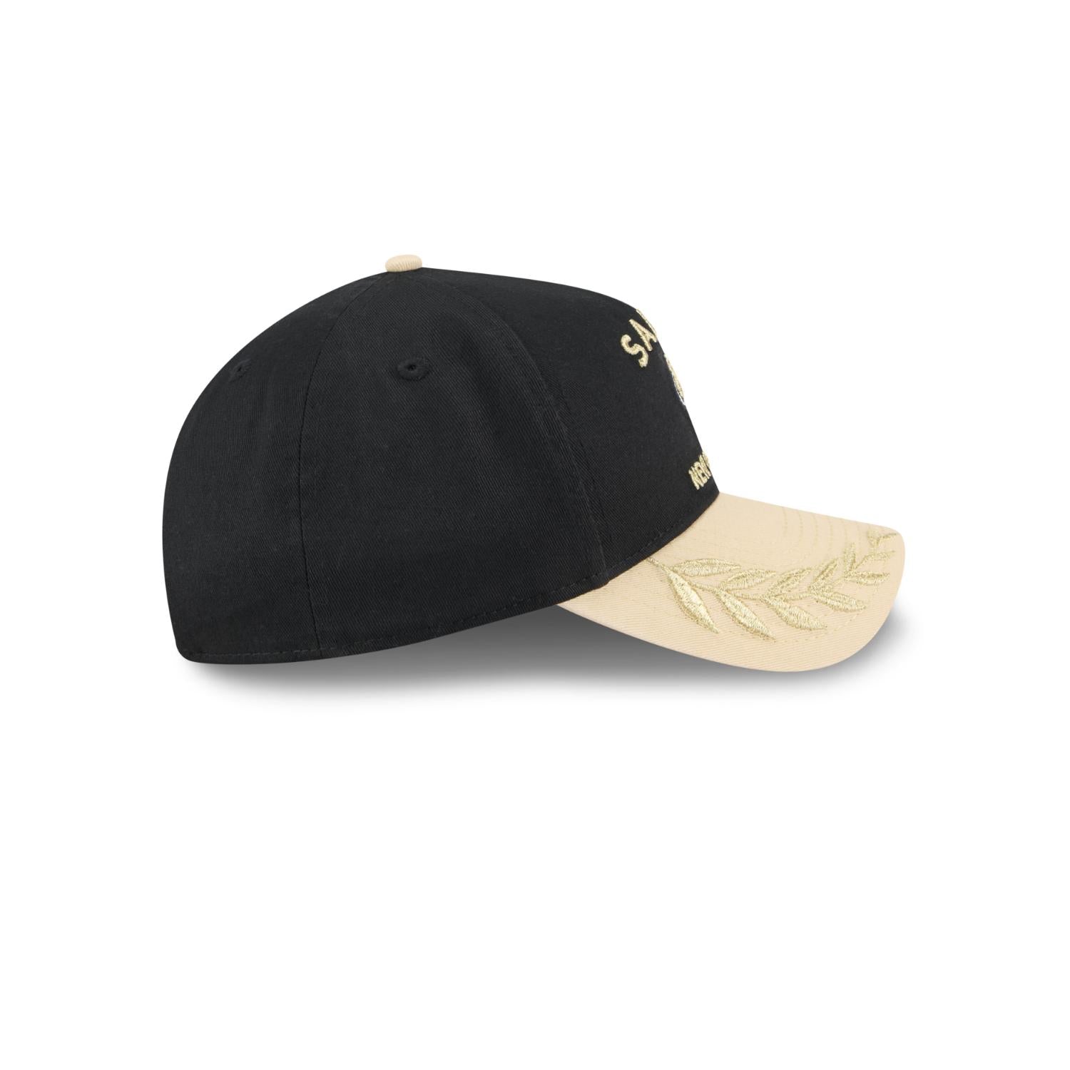 New Orleans Saints 2025 NFL Draft 9TWENTY A-Frame verstellbare Cap Schwarz