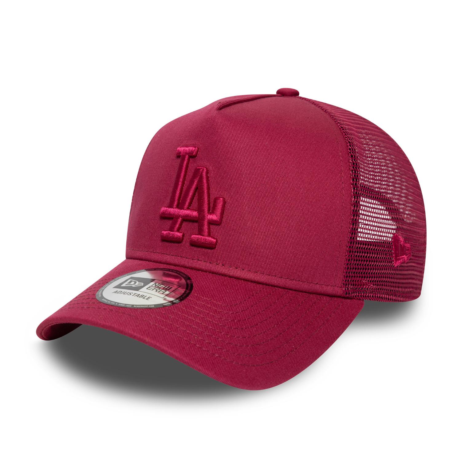 Los Angeles Dodgers New Era League Essential 9FORTY A-Frame Trucker MLB Cap Rot